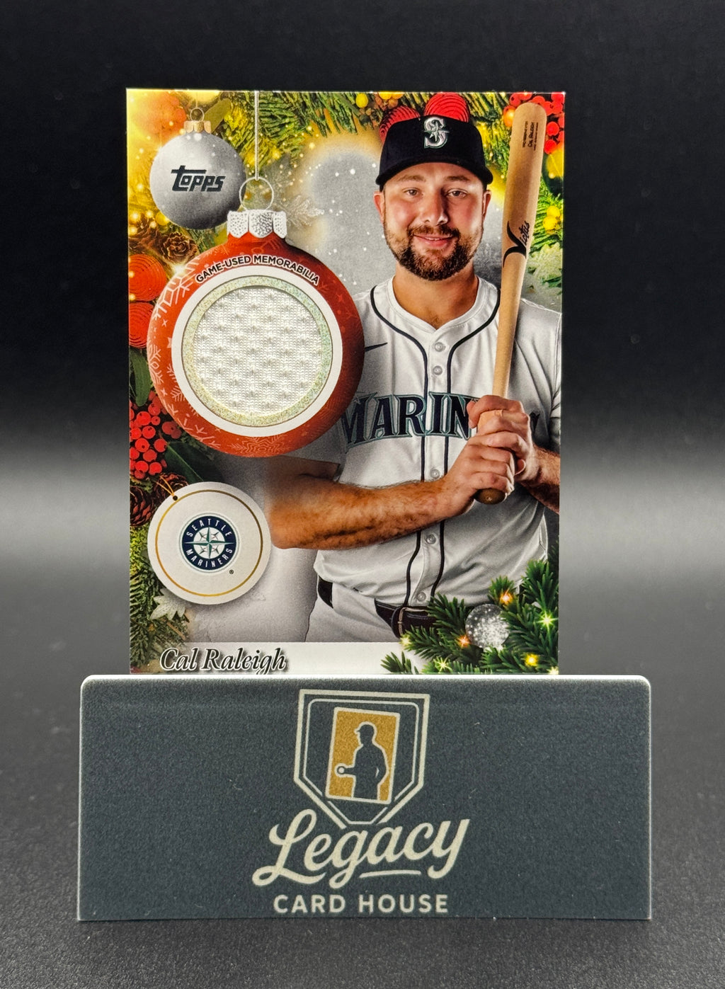 2025 Topps Holiday #PR-CR Cal Raleigh Player Relics