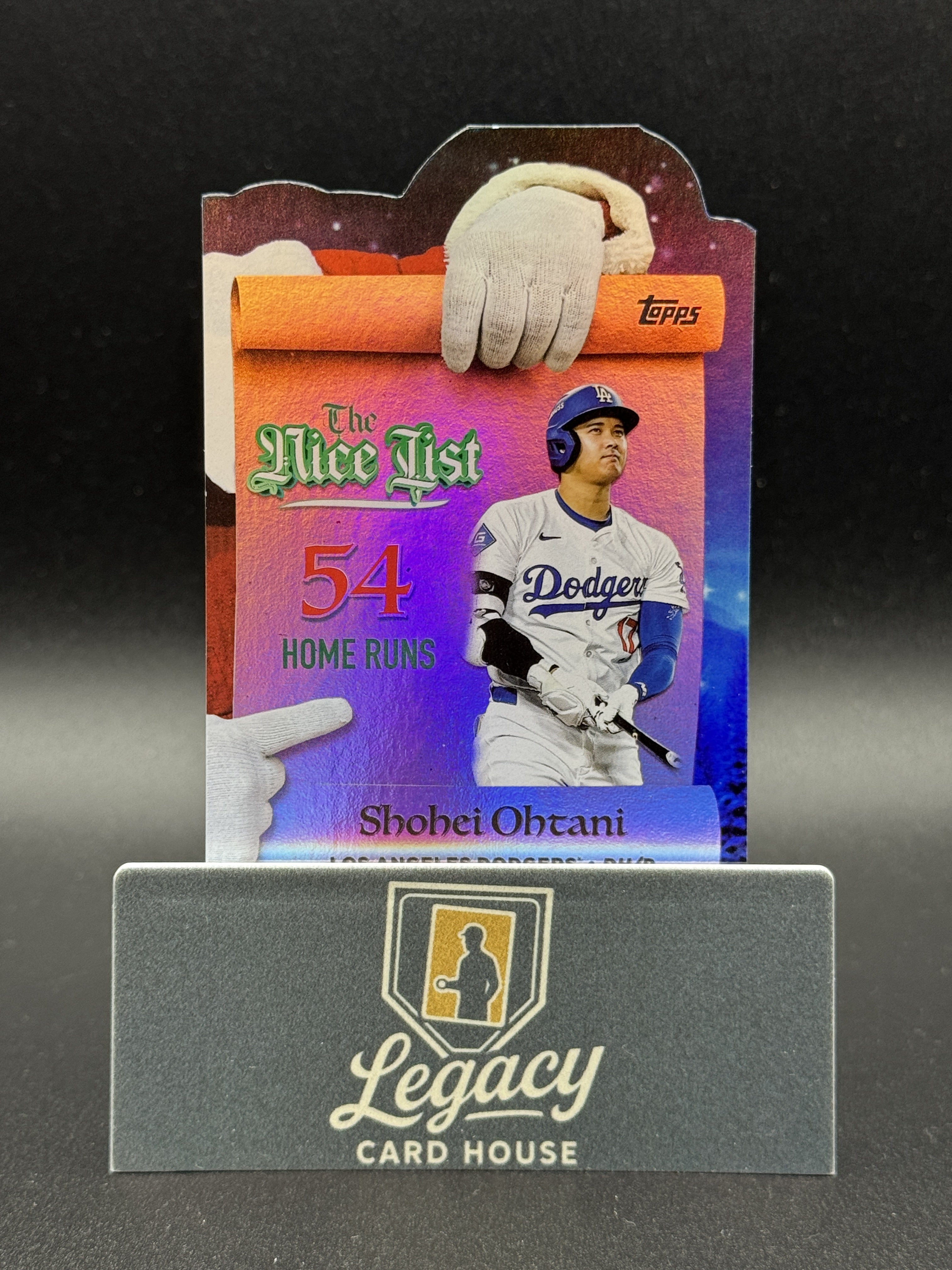 2025 Topps Holiday #MNL-1 Shohei Ohtani Making the Nice List