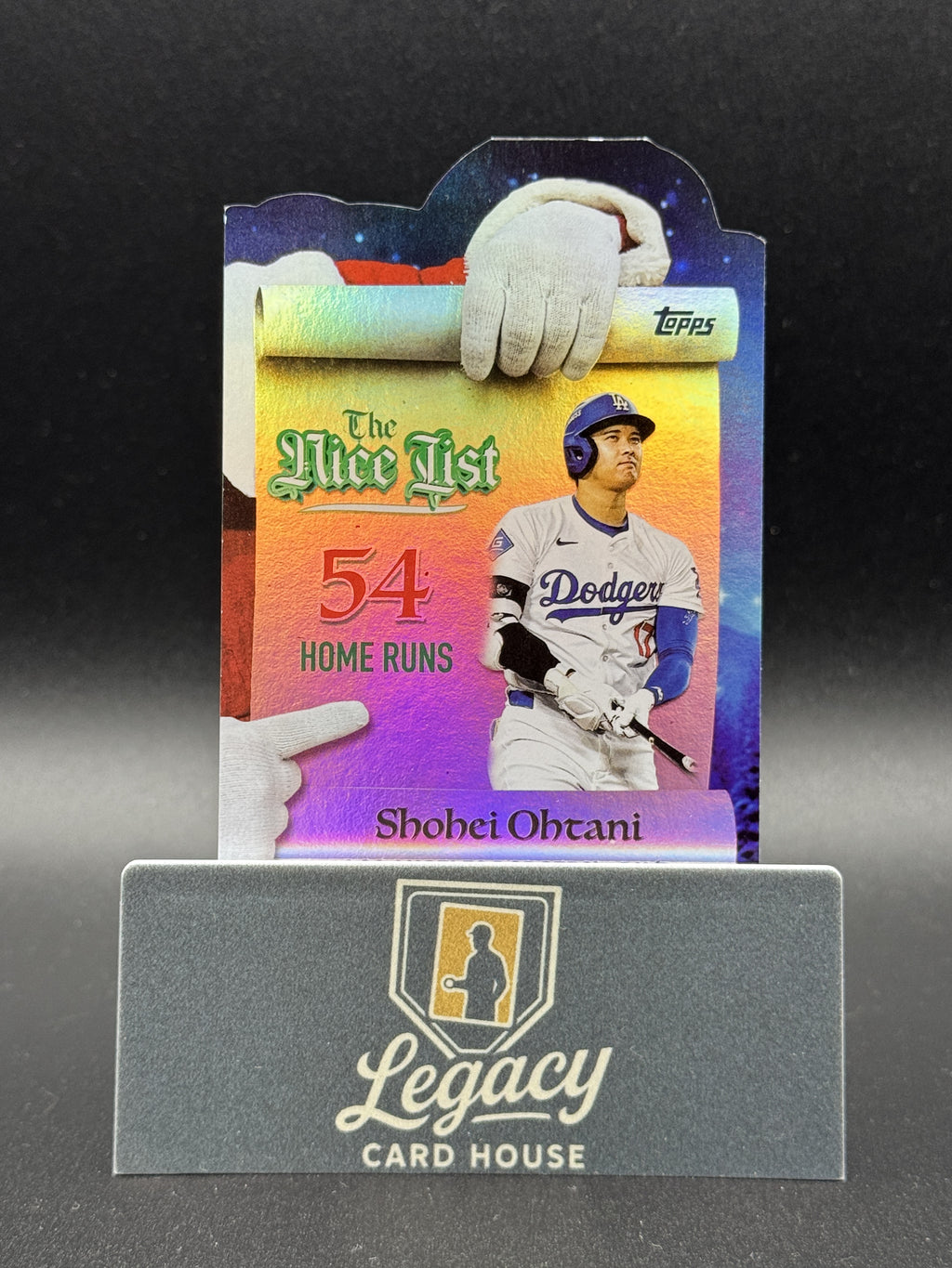 2025 Topps Holiday #MNL-1 Shohei Ohtani Making the Nice List