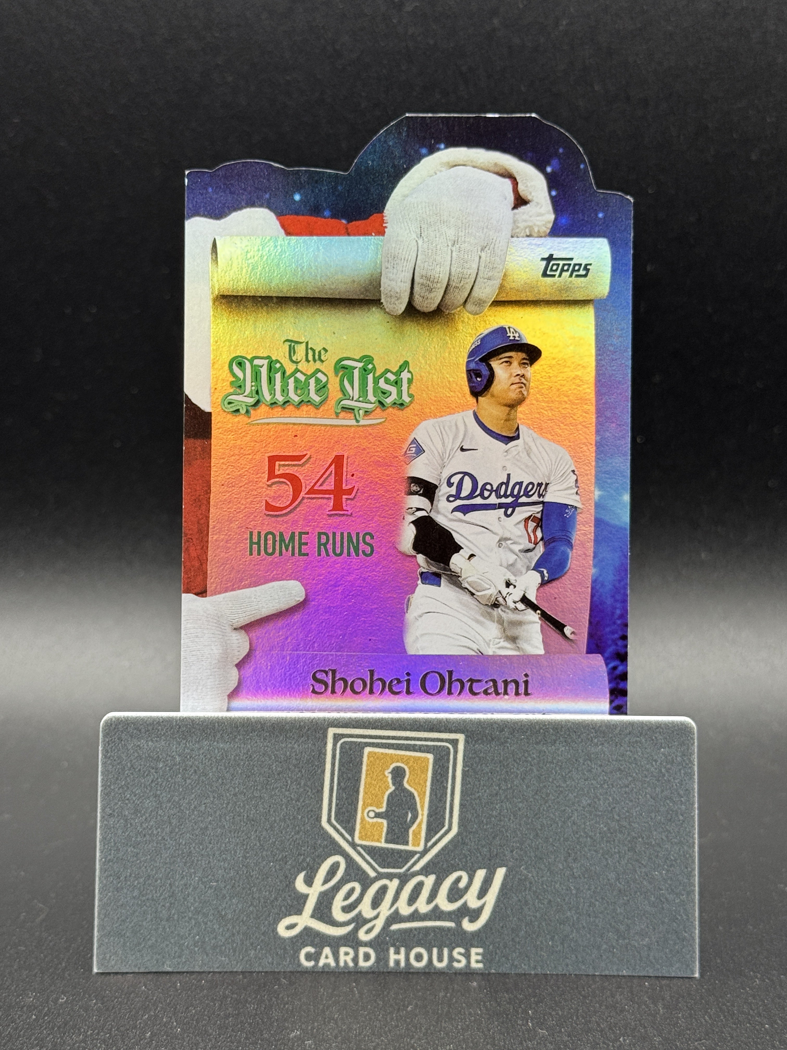 2025 Topps Holiday #MNL-1 Shohei Ohtani Making the Nice List