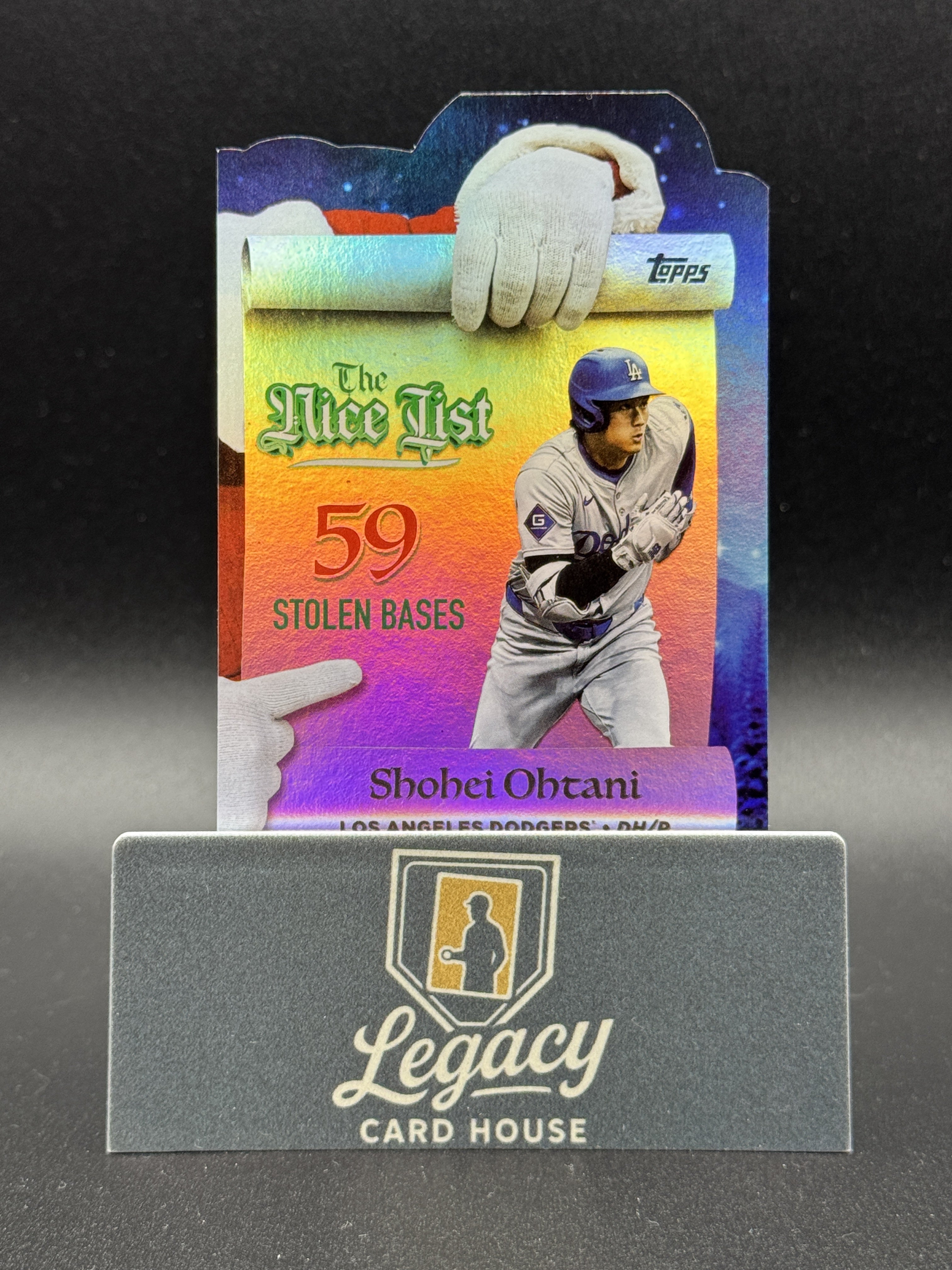 2025 Topps Holiday #MNL-2 Shohei Ohtani Making the Nice List