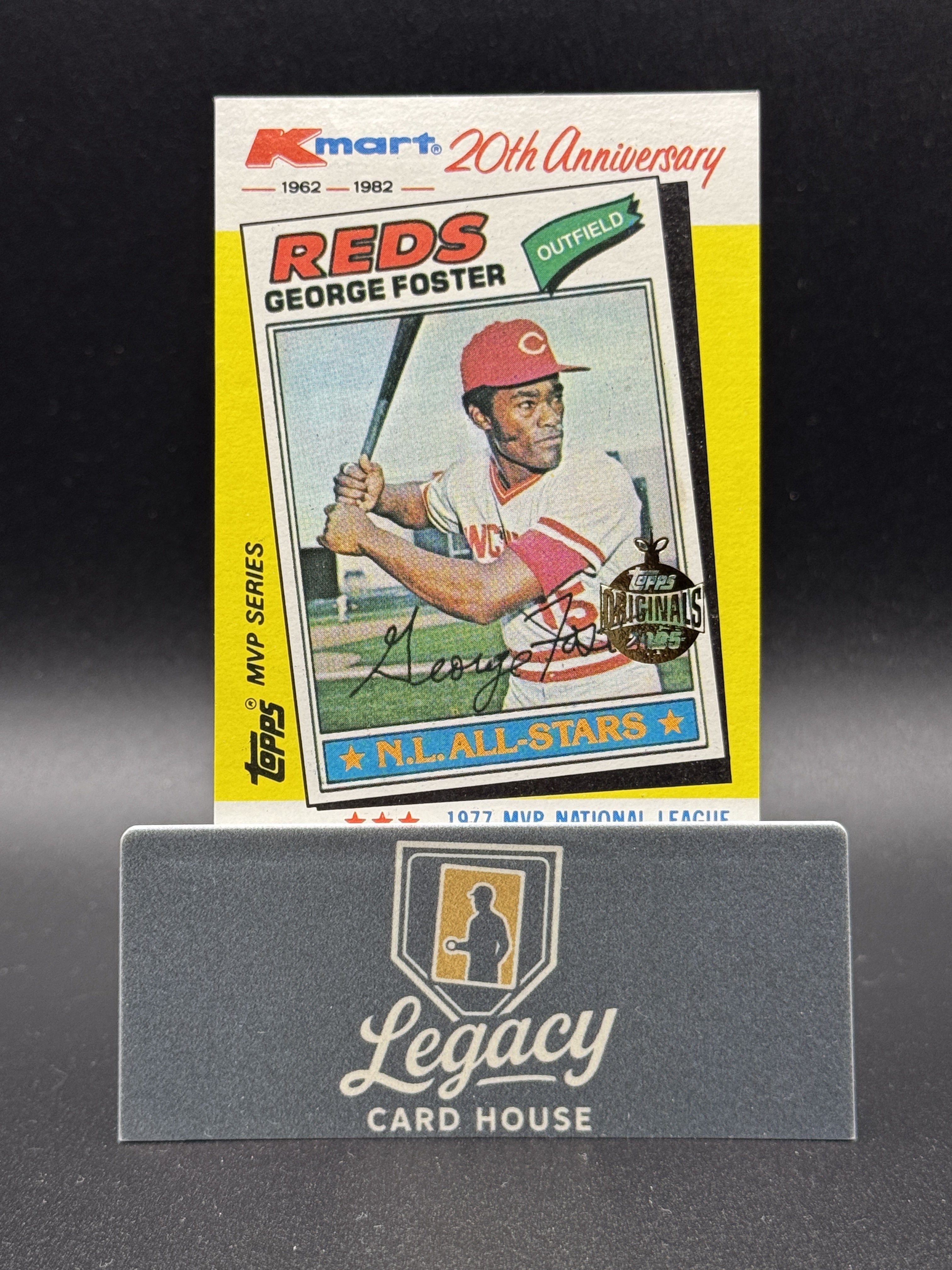 2025 Topps Holiday #32 George Foster Topps Originals 2025 Foil Buybacks