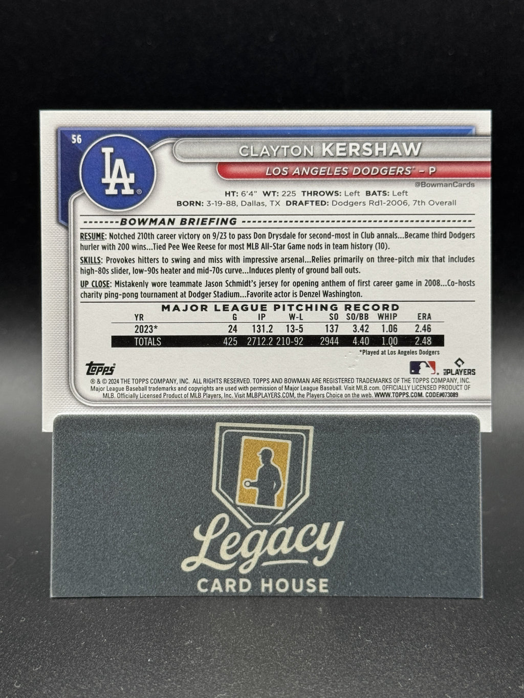2025 Topps Holiday #56 Clayton Kershaw Topps Originals 2025 Foil Buybacks