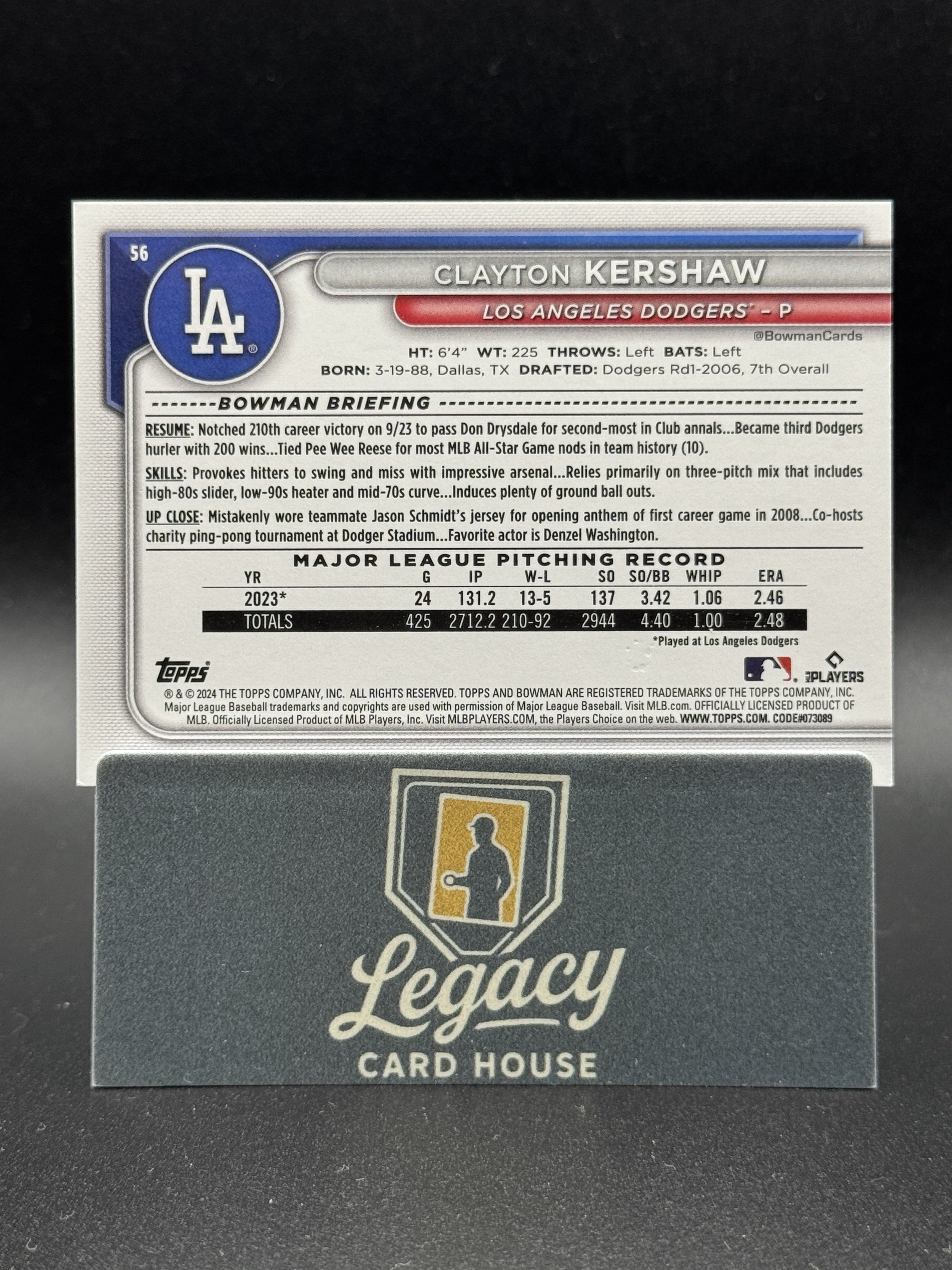 2025 Topps Holiday #56 Clayton Kershaw Topps Originals 2025 Foil Buybacks
