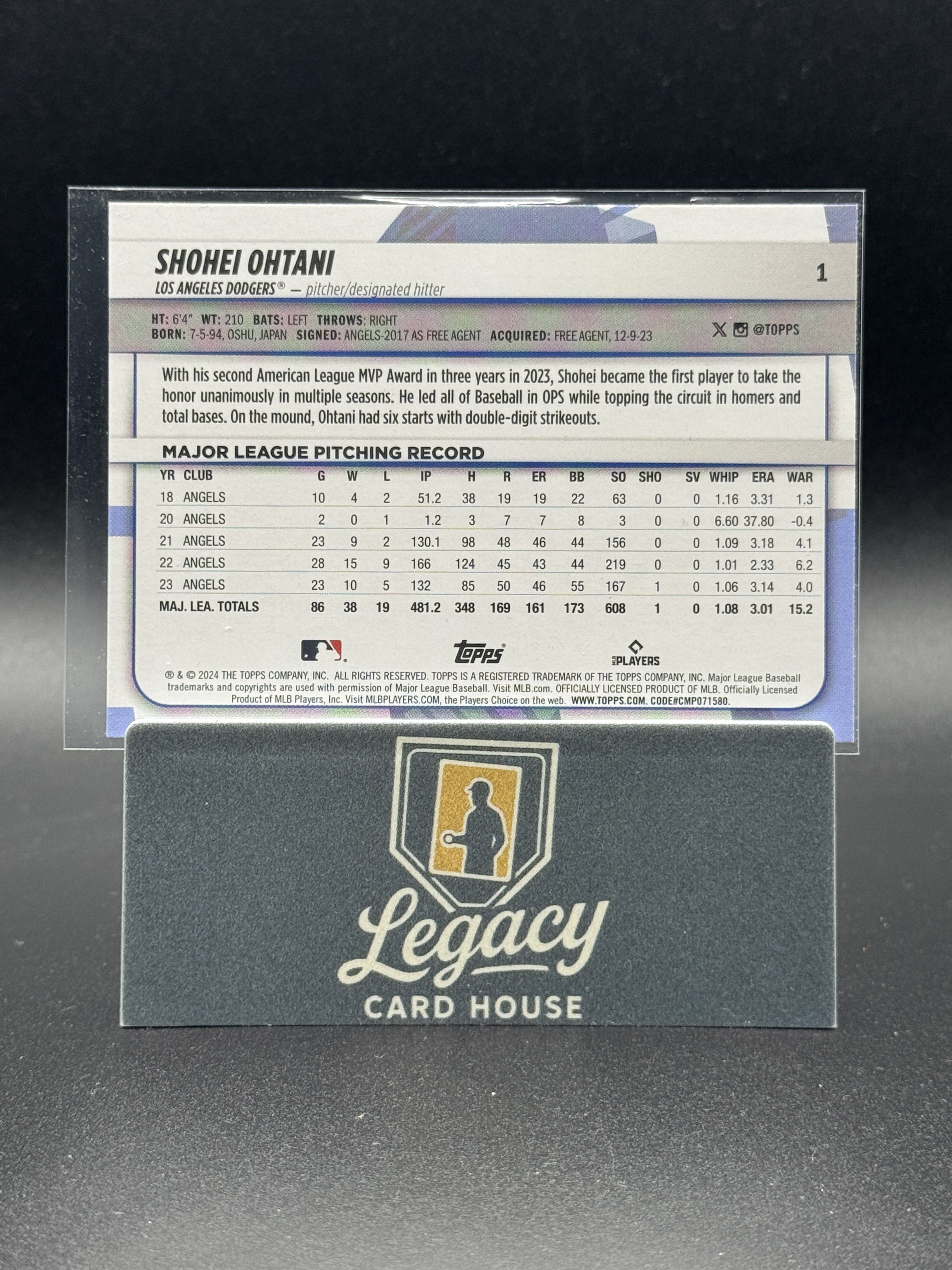 2024 Topps Big League #1 Shohei Ohtani