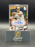 2024 Topps Big League #BEF-JP Jim Palmer Base Electric Orange Autographs