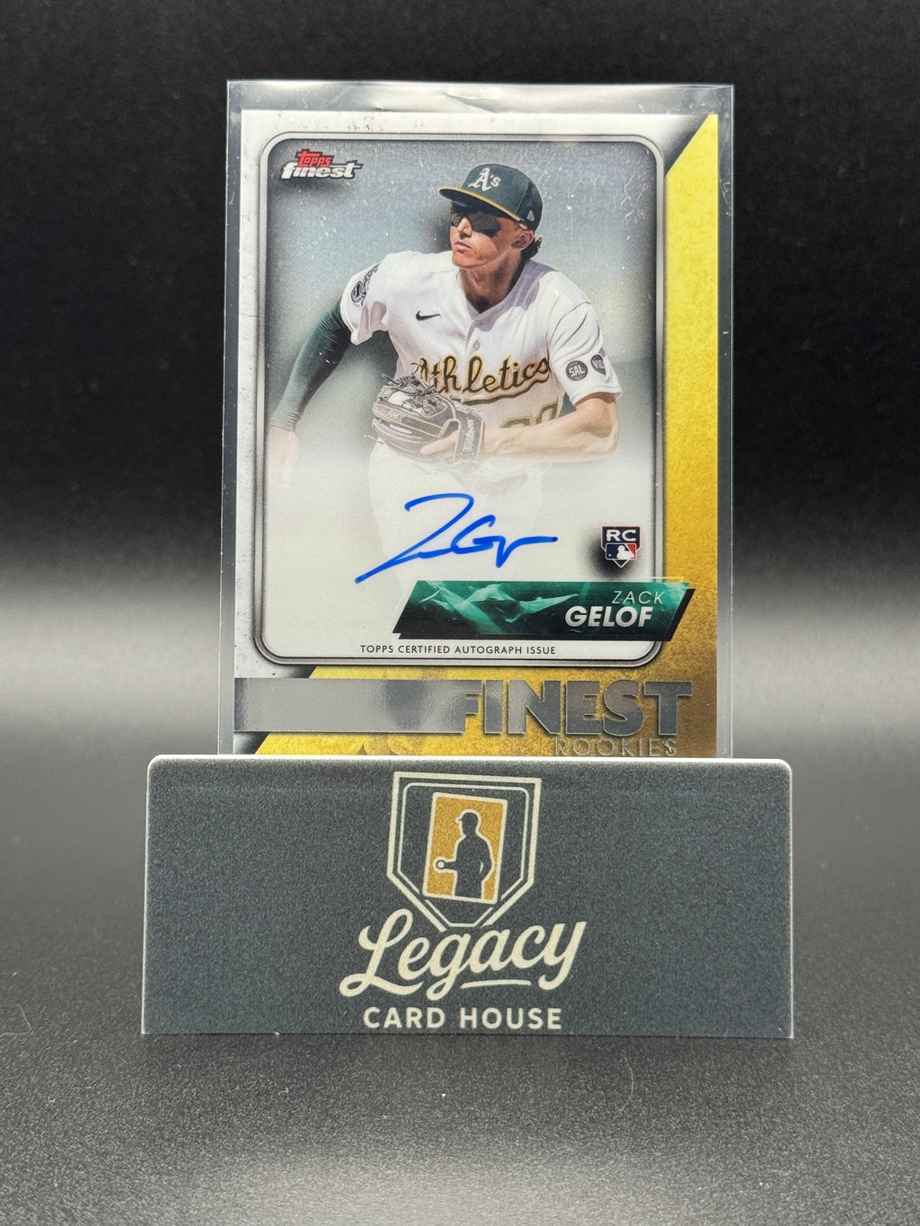 2024 Finest #FR-ZG Zack Gelof Finest Rookies Design Variations Autographs