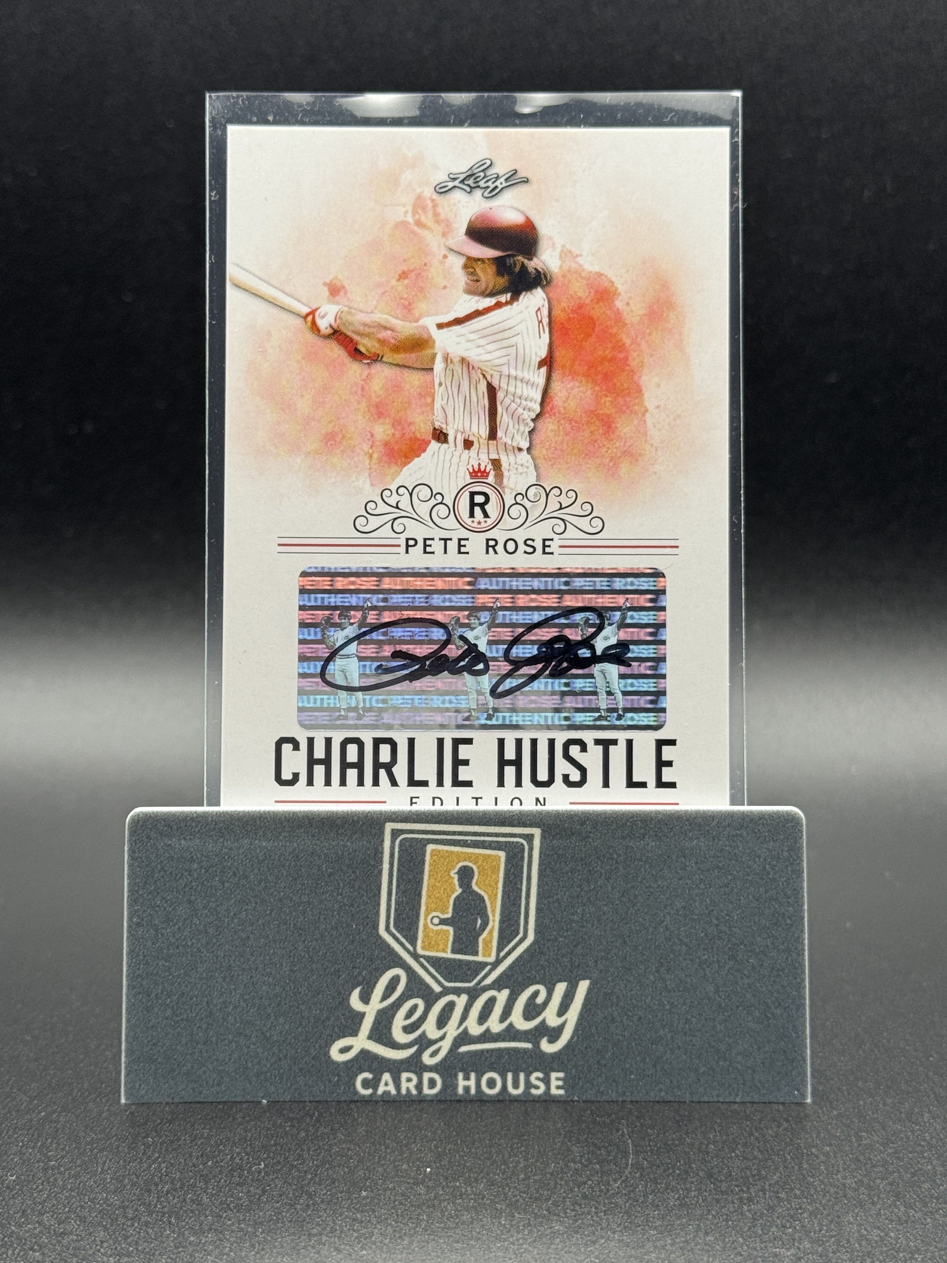 2020 Leaf Pete Rose Charlie Hustle Edition #AU-10 Pete Rose Autographs