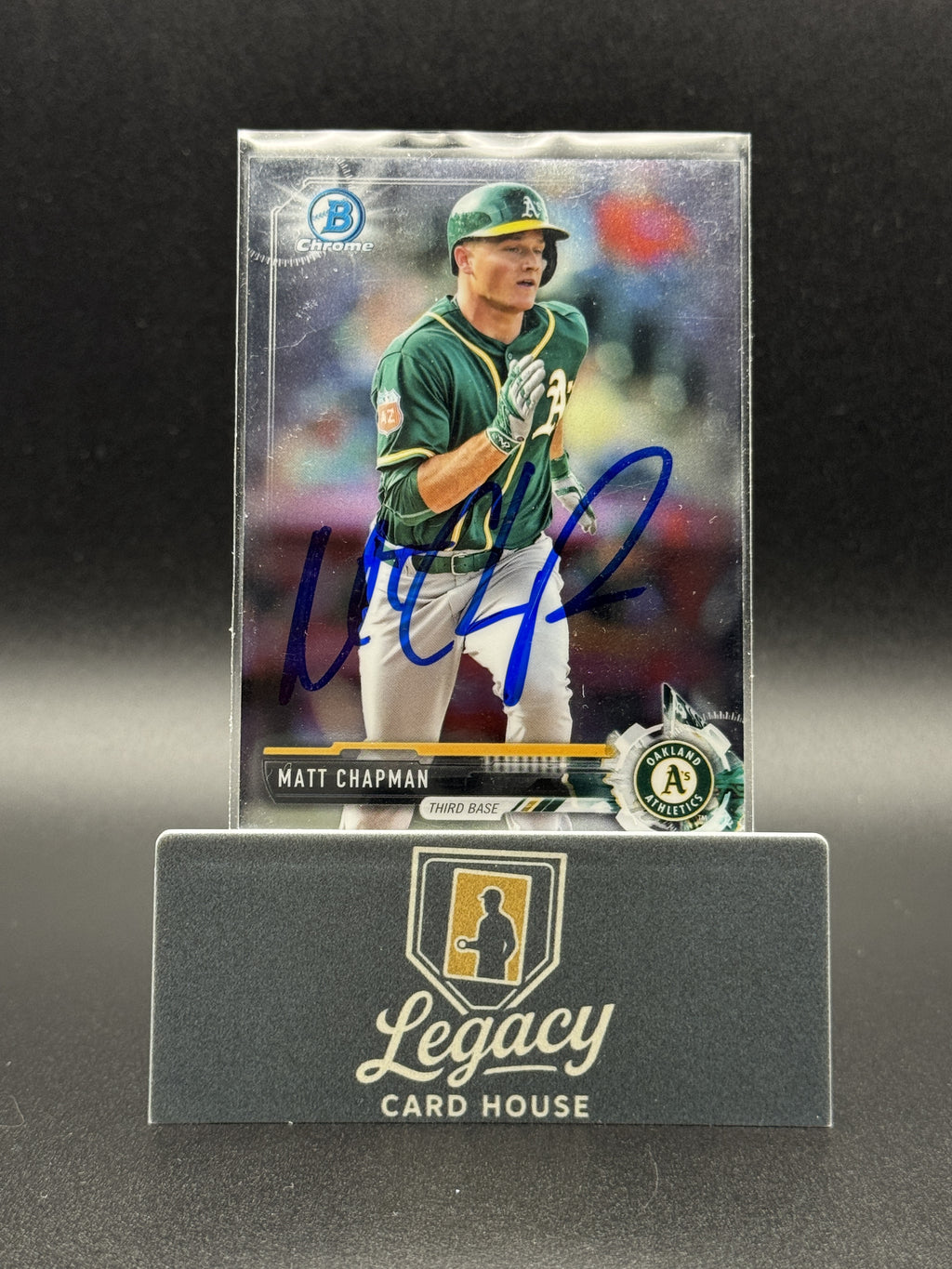 2017 Bowman #BCP110 Matt Chapman Chrome Prospects