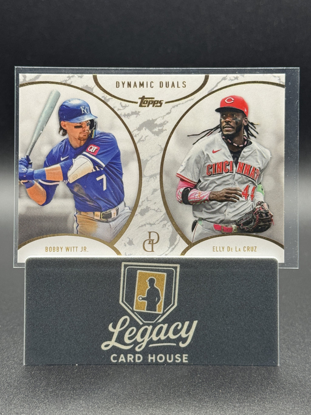 2025 Topps Dynamic Duals #2 Bobby Witt Jr. / Elly De La Cruz