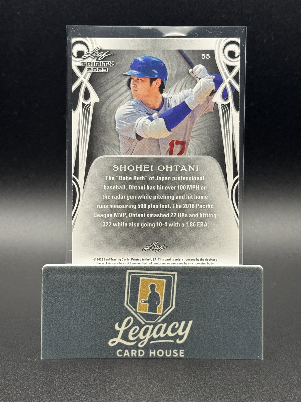 2023 Leaf Trinity #55 Shohei Ohtani