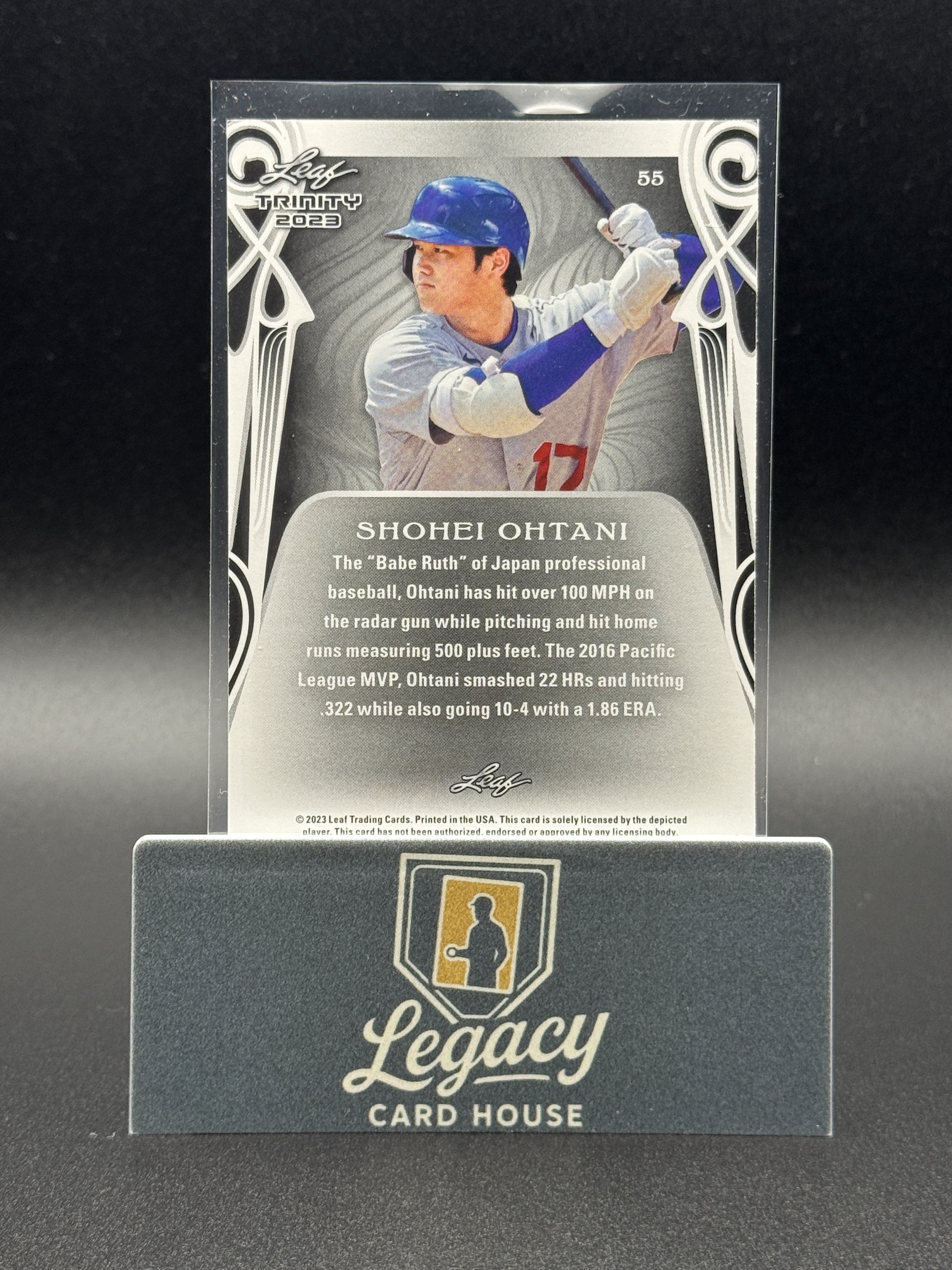 2023 Leaf Trinity #55 Shohei Ohtani