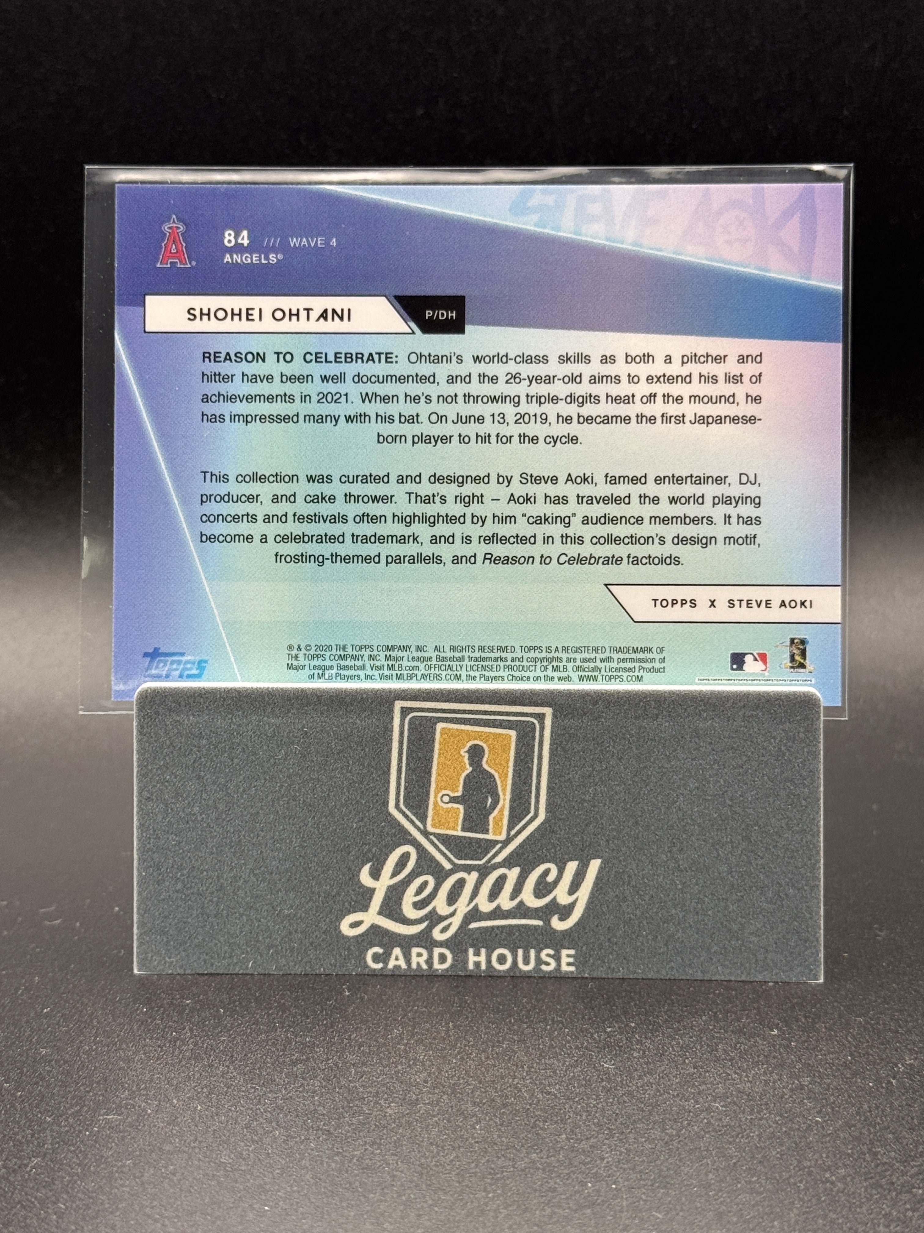 2020 Topps x Steve Aoki #84 Shohei Ohtani