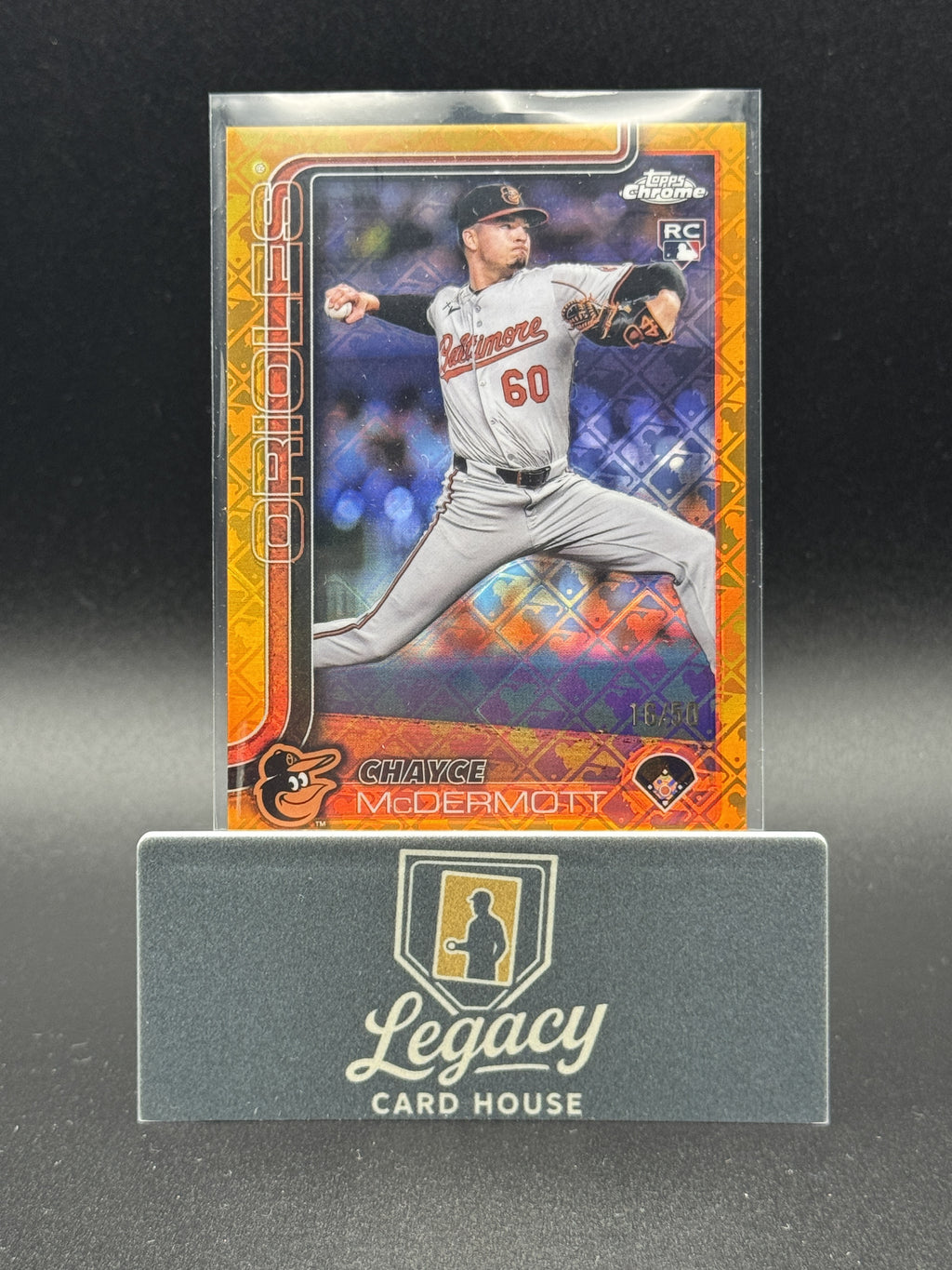 2025 Topps Chrome Logofractor Edition #266 Chayce McDermott Gold Refractors #/50