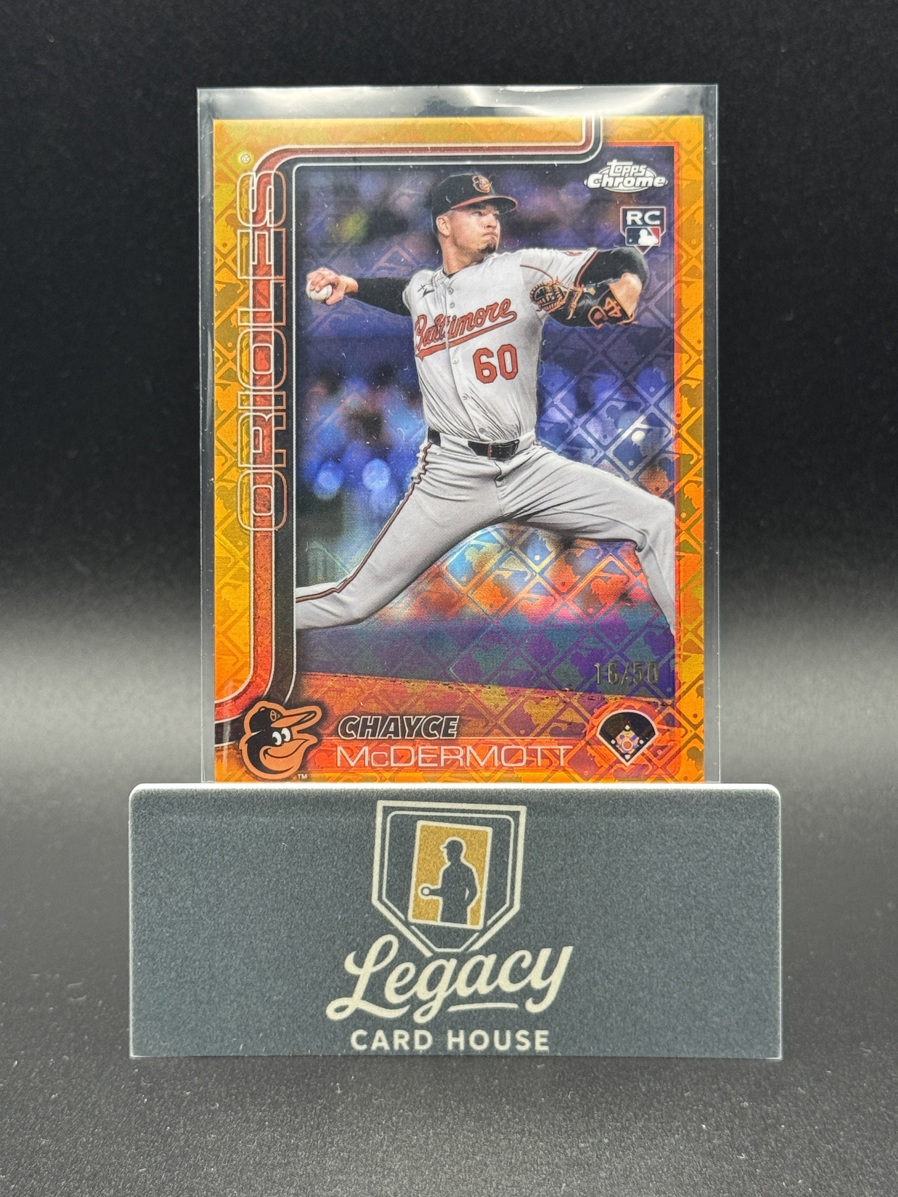 2025 Topps Chrome Logofractor Edition #266 Chayce McDermott Gold Refractors #/50