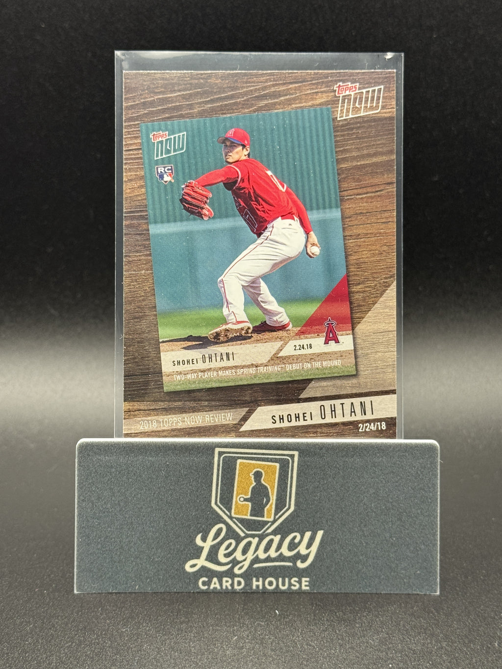 2019 Topps #TN-2 Shohei Ohtani 2018 Topps Now Review