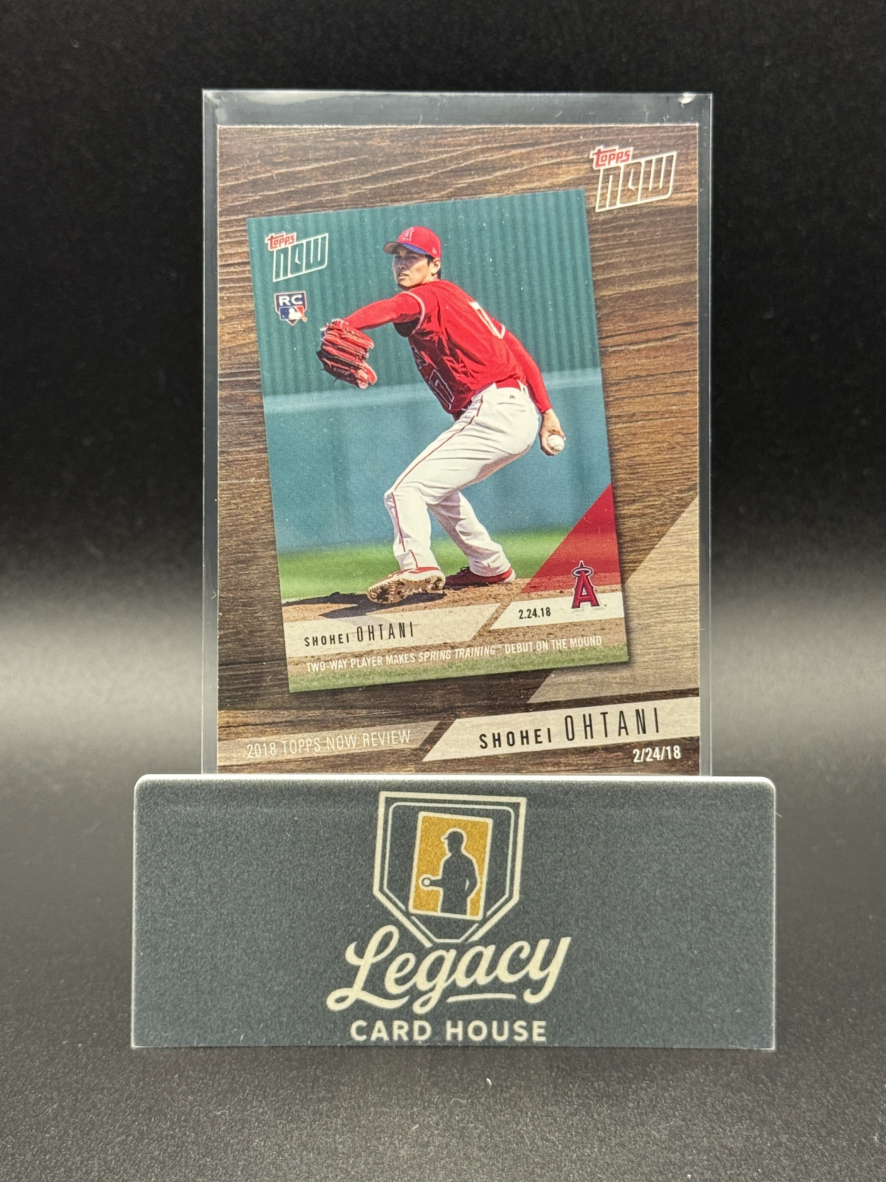 2019 Topps #TN-2 Shohei Ohtani 2018 Topps Now Review