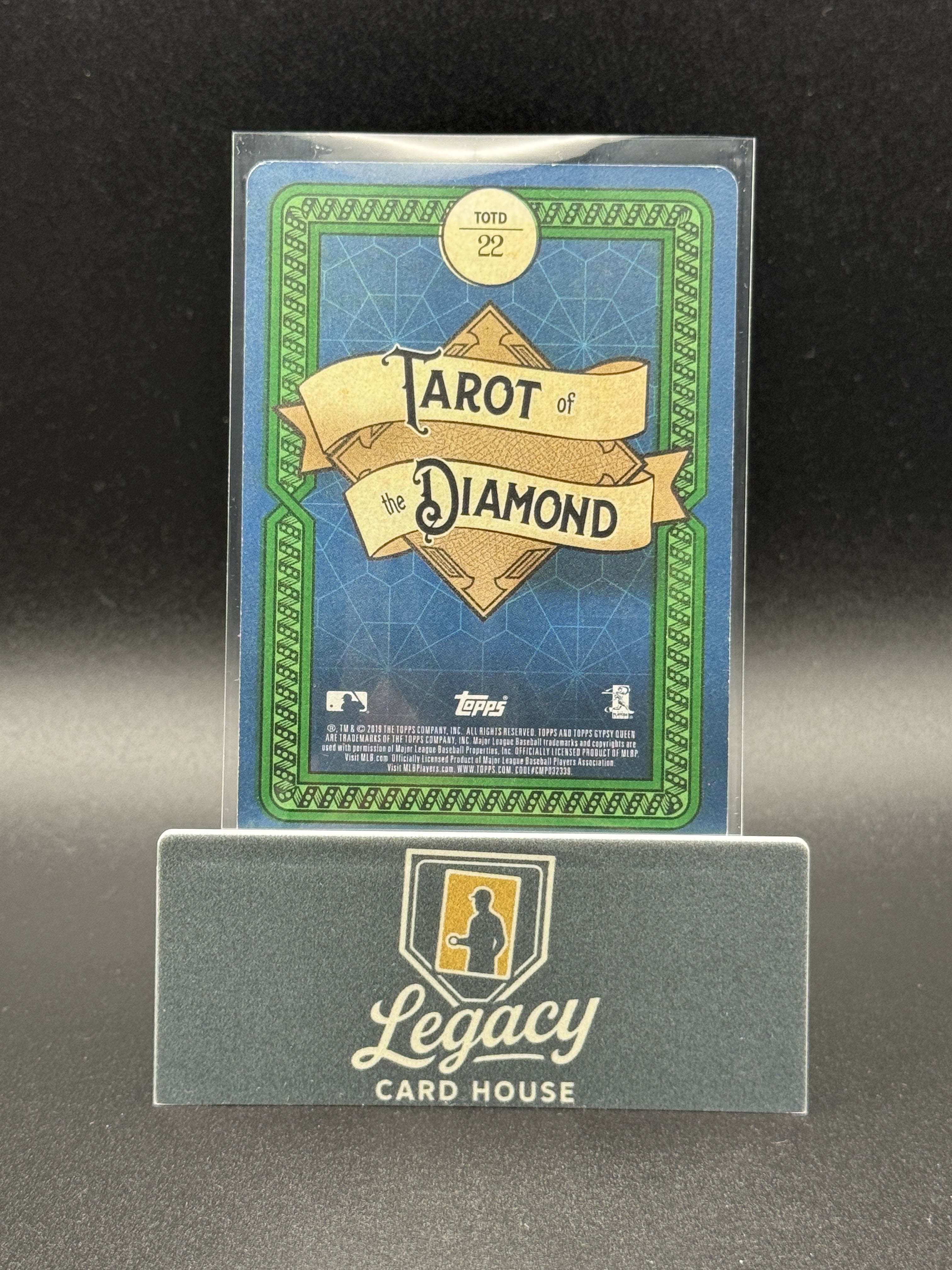 2019 Topps Gypsy Queen #TOTD22 Aaron Judge Tarot of the Diamond
