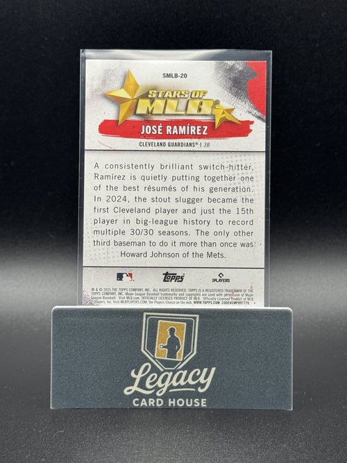 2025 Topps Holiday #SMLB-20 Jose Ramirez Stars of MLB Holiday Original