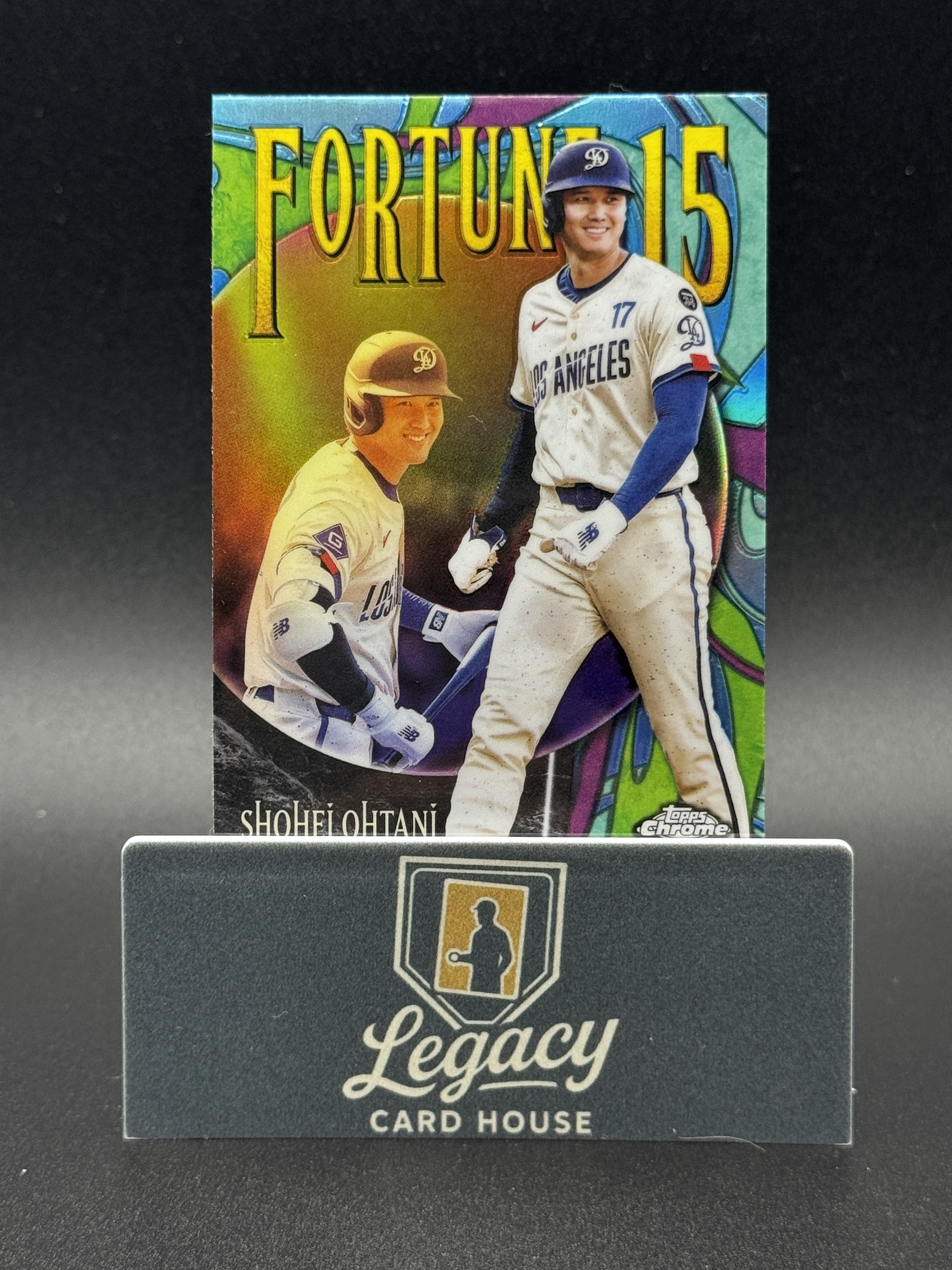2025 Topps Chrome Update #F15-6 Shohei Ohtani Fortune 15