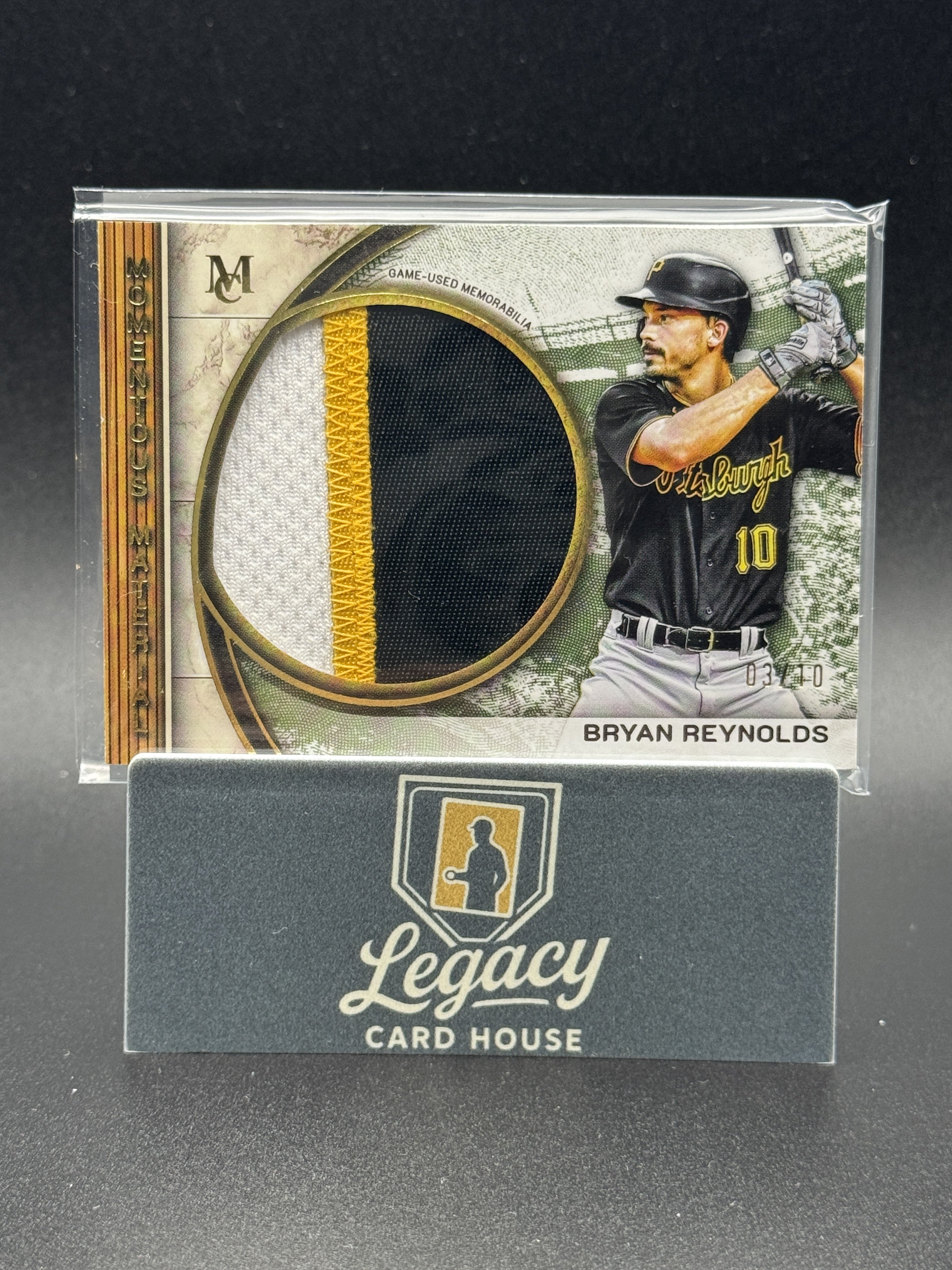 2025 Topps Museum Collection Bryan Reynolds MM Jumbo Patch Relics Gold #/10