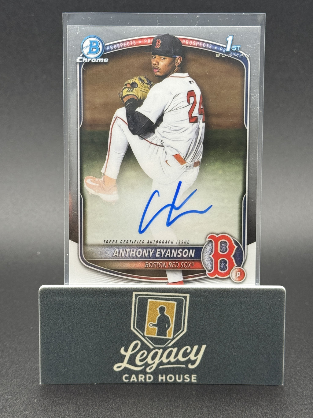 2025 Bowman Draft #CPA-AE Anthony Eyanson Chrome Prospect Autographs