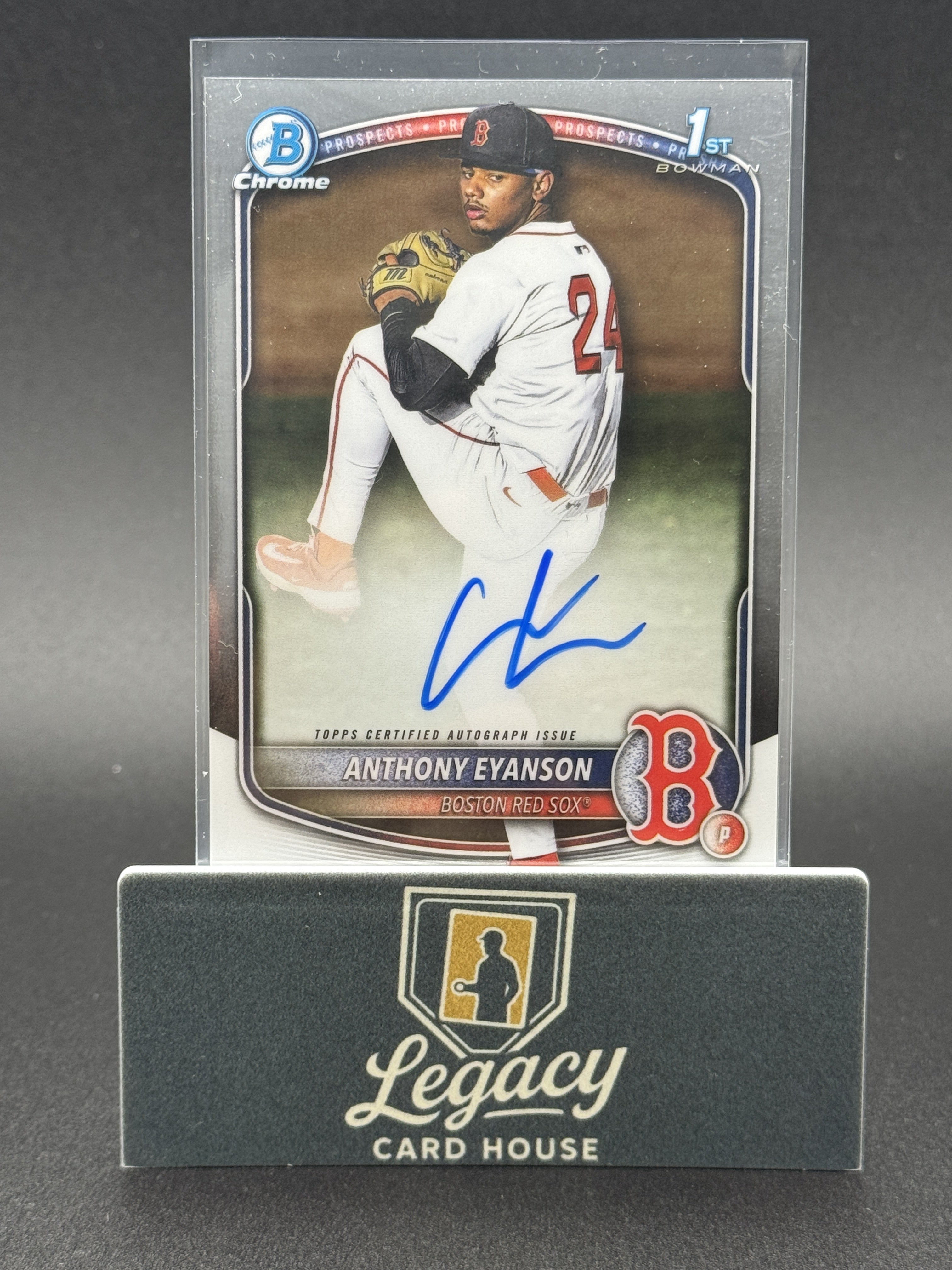2025 Bowman Draft #CPA-AE Anthony Eyanson Chrome Prospect Autographs