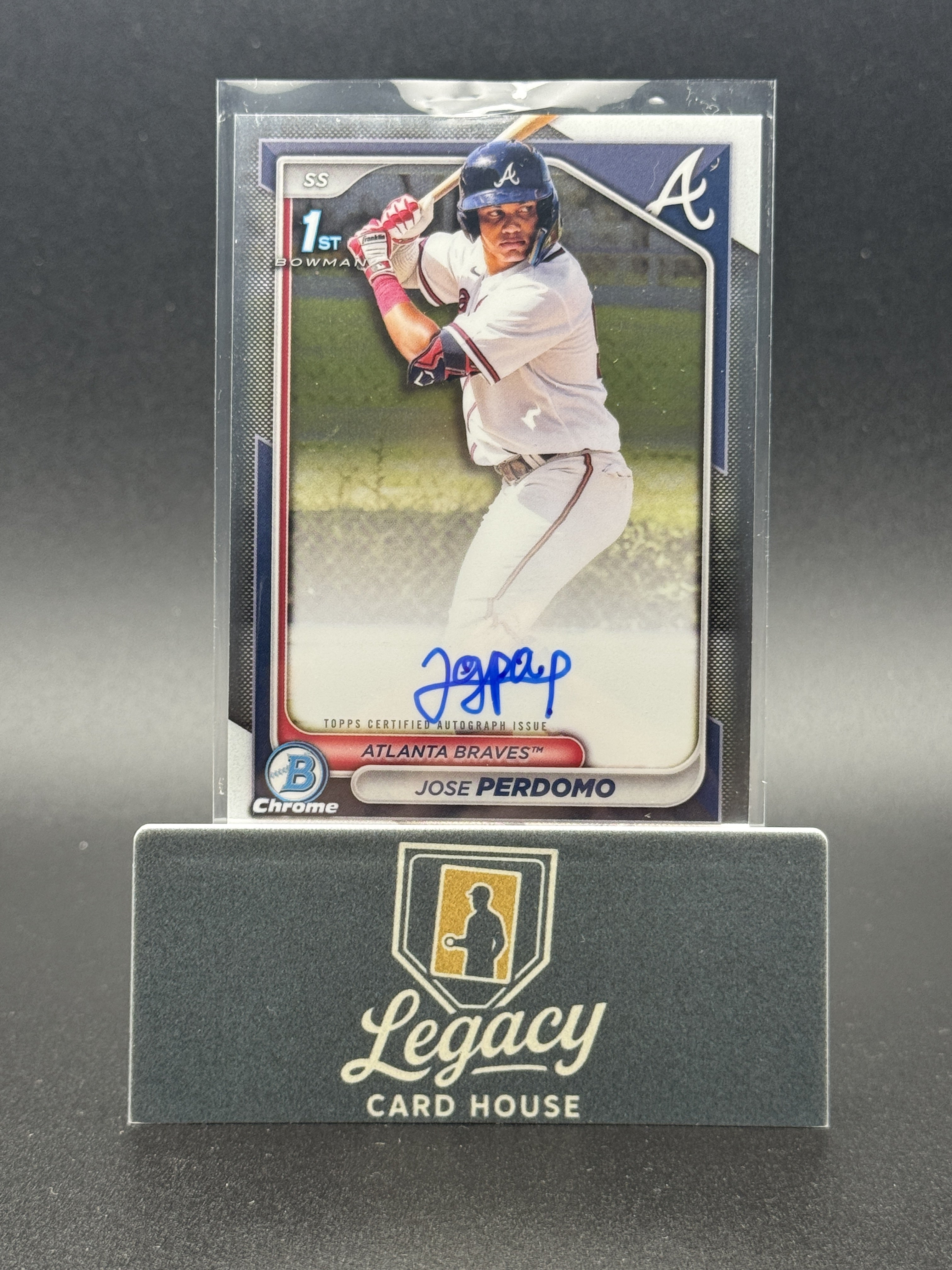2024 Bowman Chrome #CPA-JP Jose Perdomo Prospect Autographs