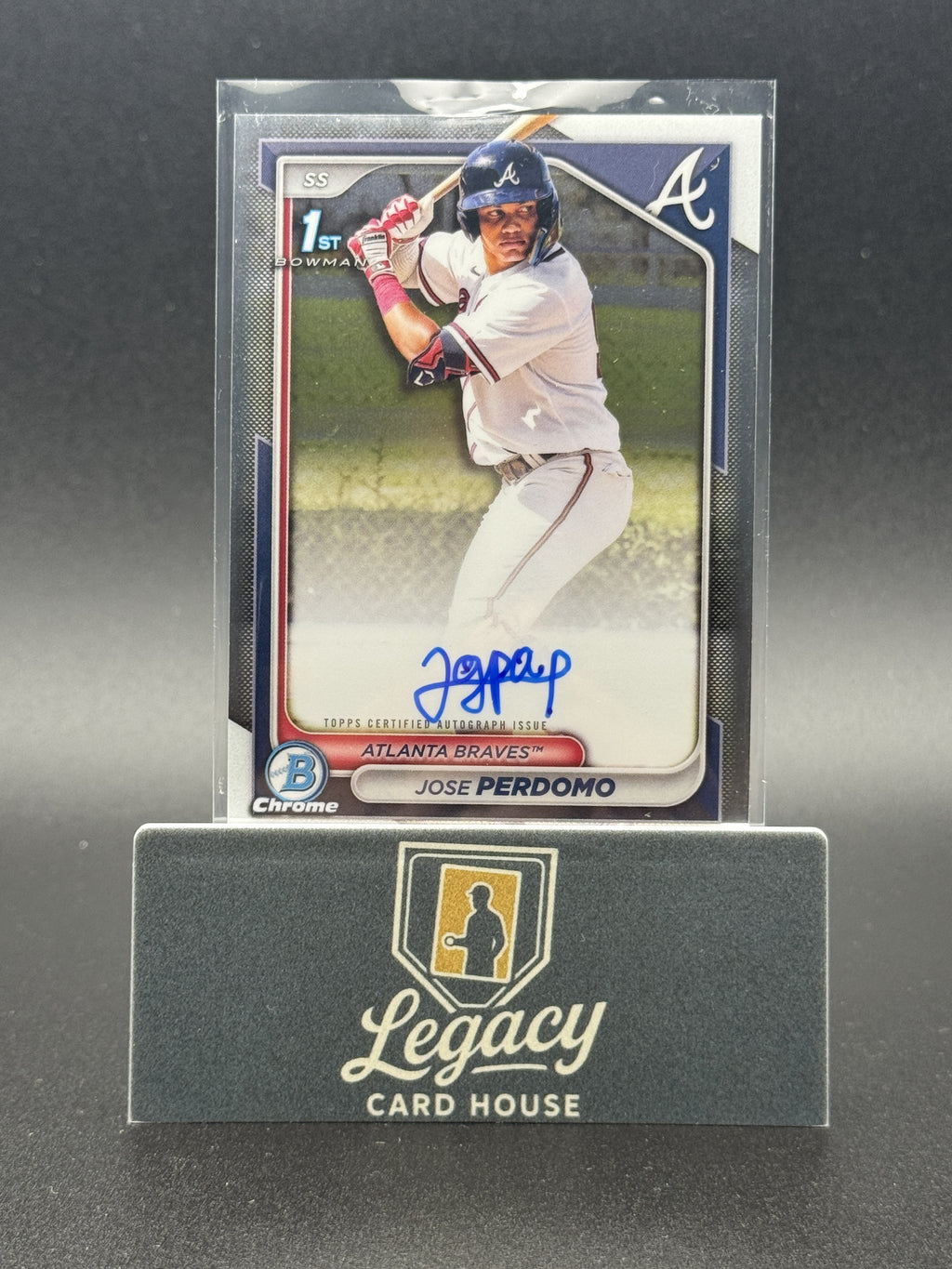2024 Bowman Chrome #CPA-JP Jose Perdomo Prospect Autographs
