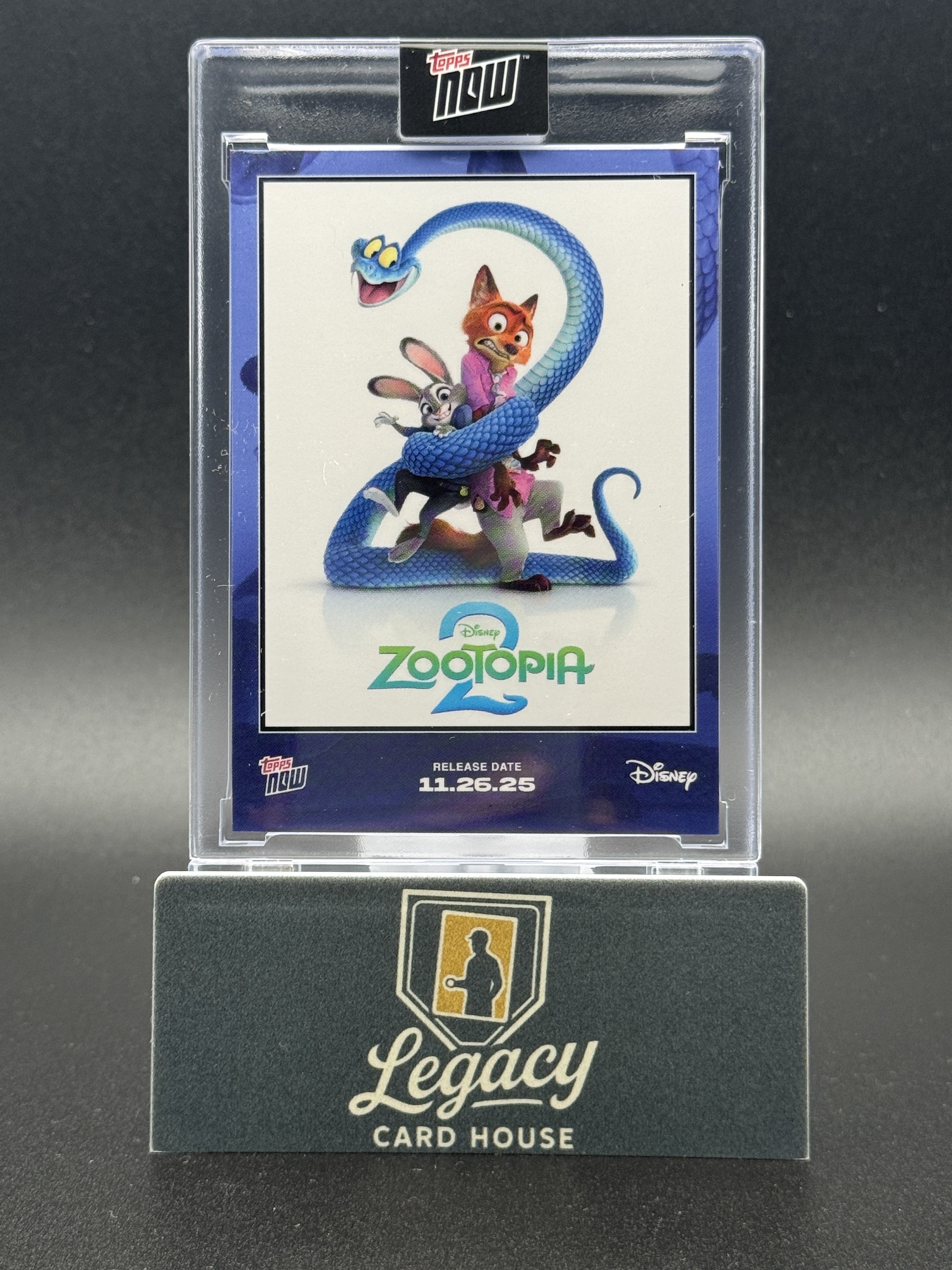 2025 Topps Now Disney #ZT01 Zootopia