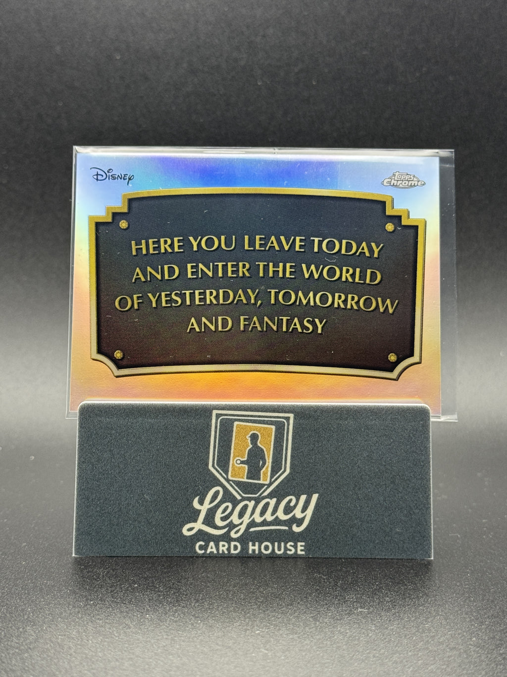 2025 Topps Disneyland 70th Anniversary #EM-1 Entrance to Magic Chrome