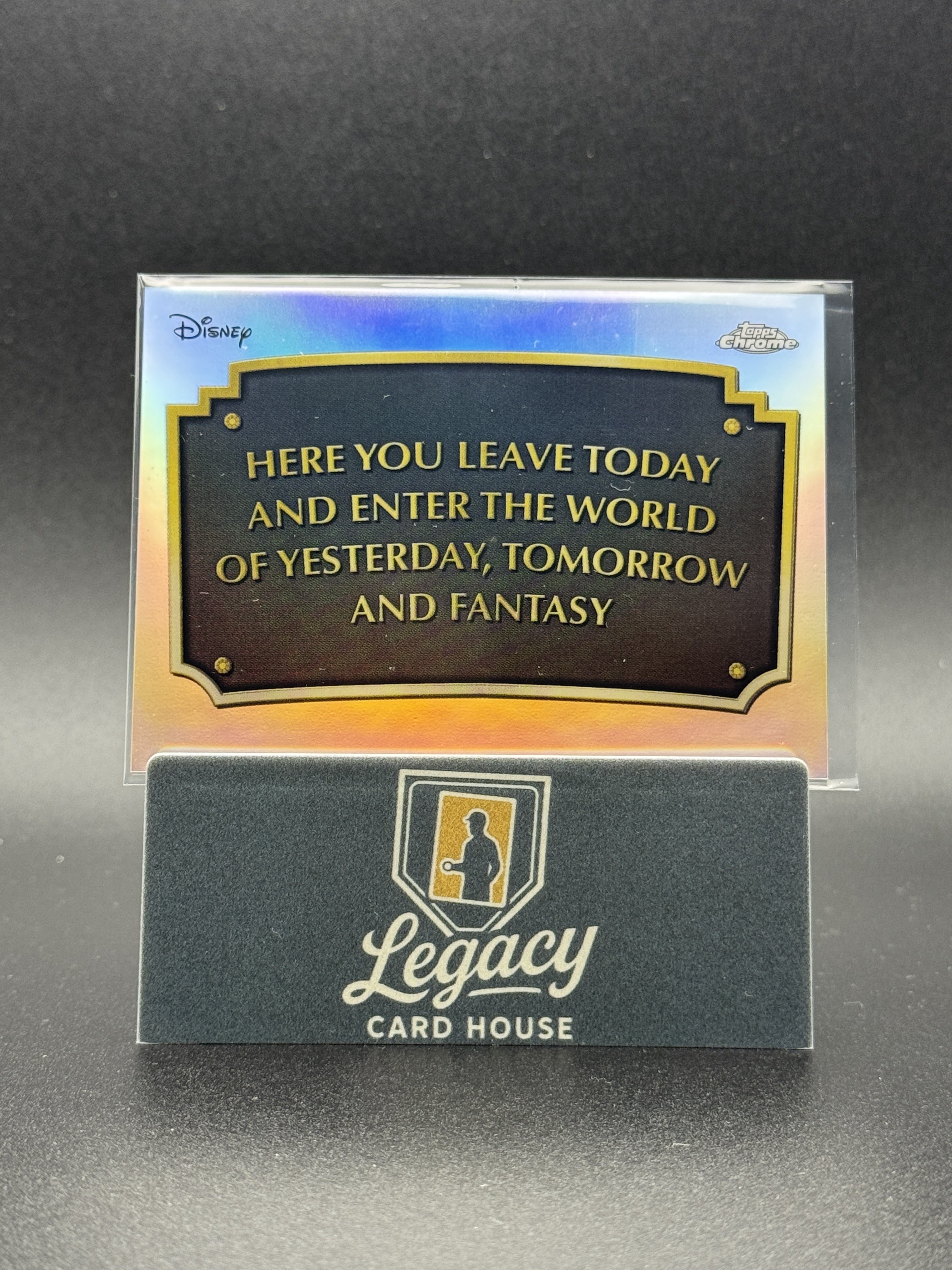 2025 Topps Disneyland 70th Anniversary #EM-1 Entrance to Magic Chrome