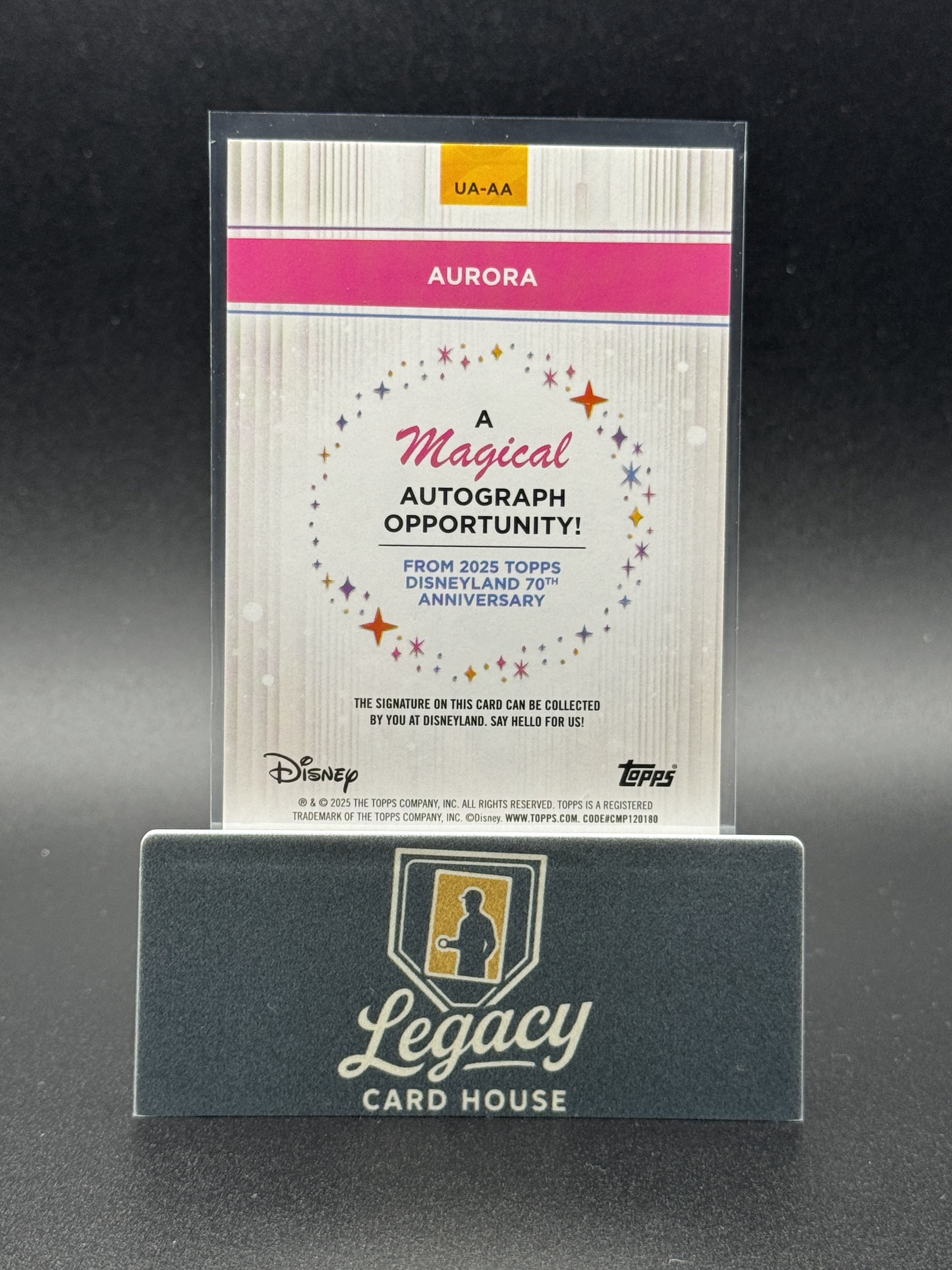 2025 Topps Disneyland 70th Anniversary - Aurora Autograph Opportunity #UA-AA