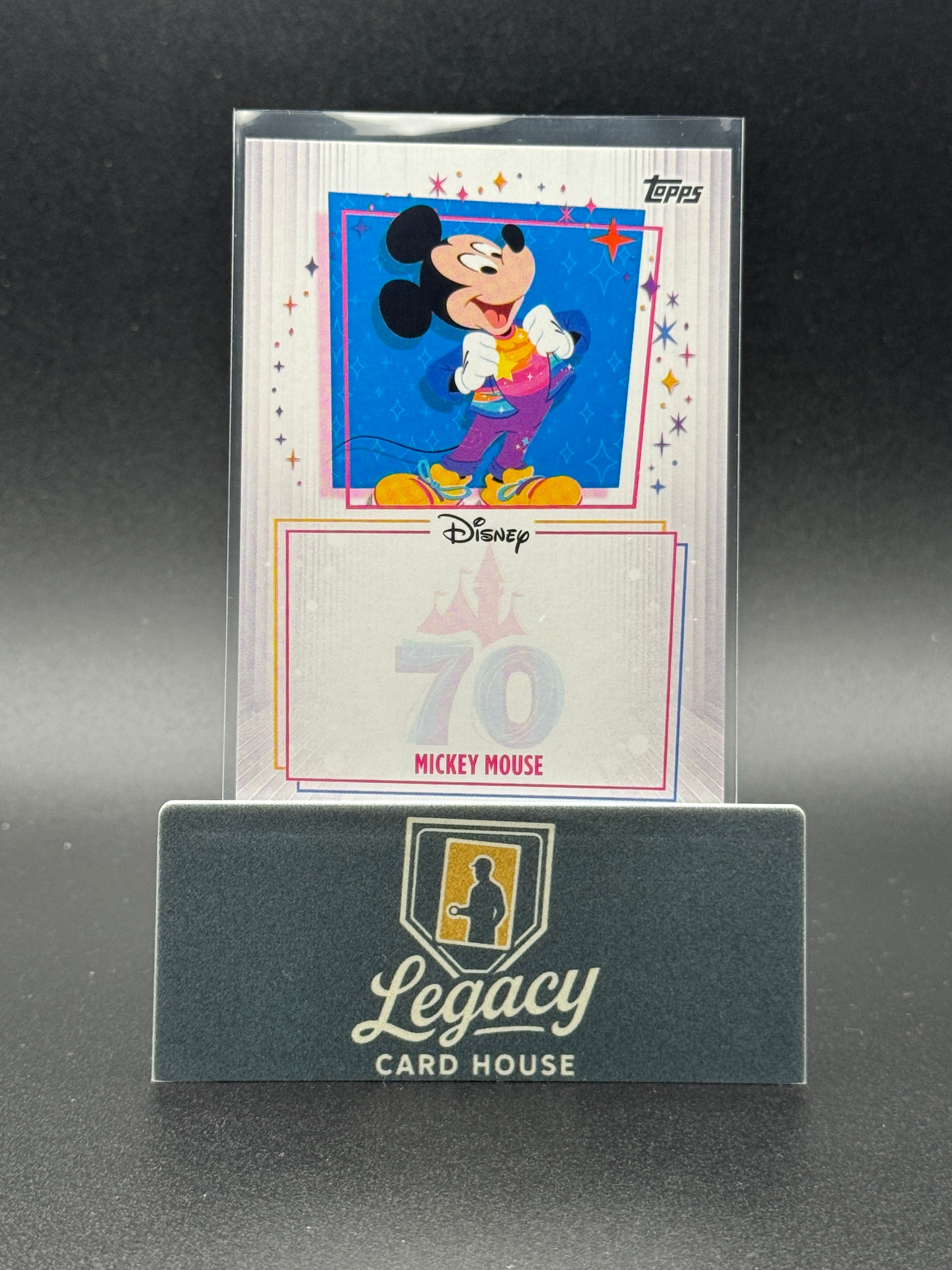 2025 Topps Disneyland 70th Autograph Opportunity UA-MM Mickey Mouse
