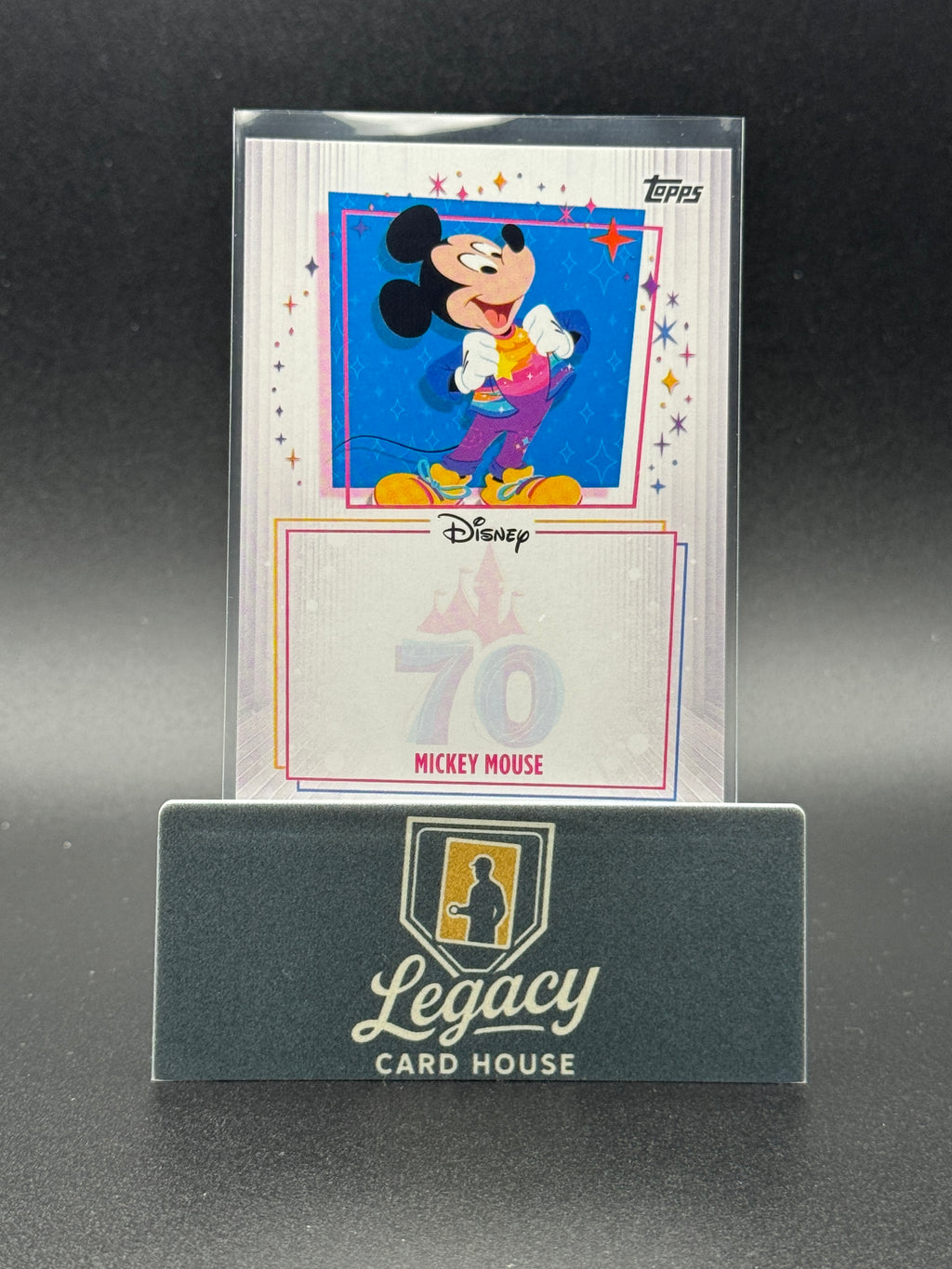 2025 Topps Disneyland 70th Autograph Opportunity UA-MM Mickey Mouse
