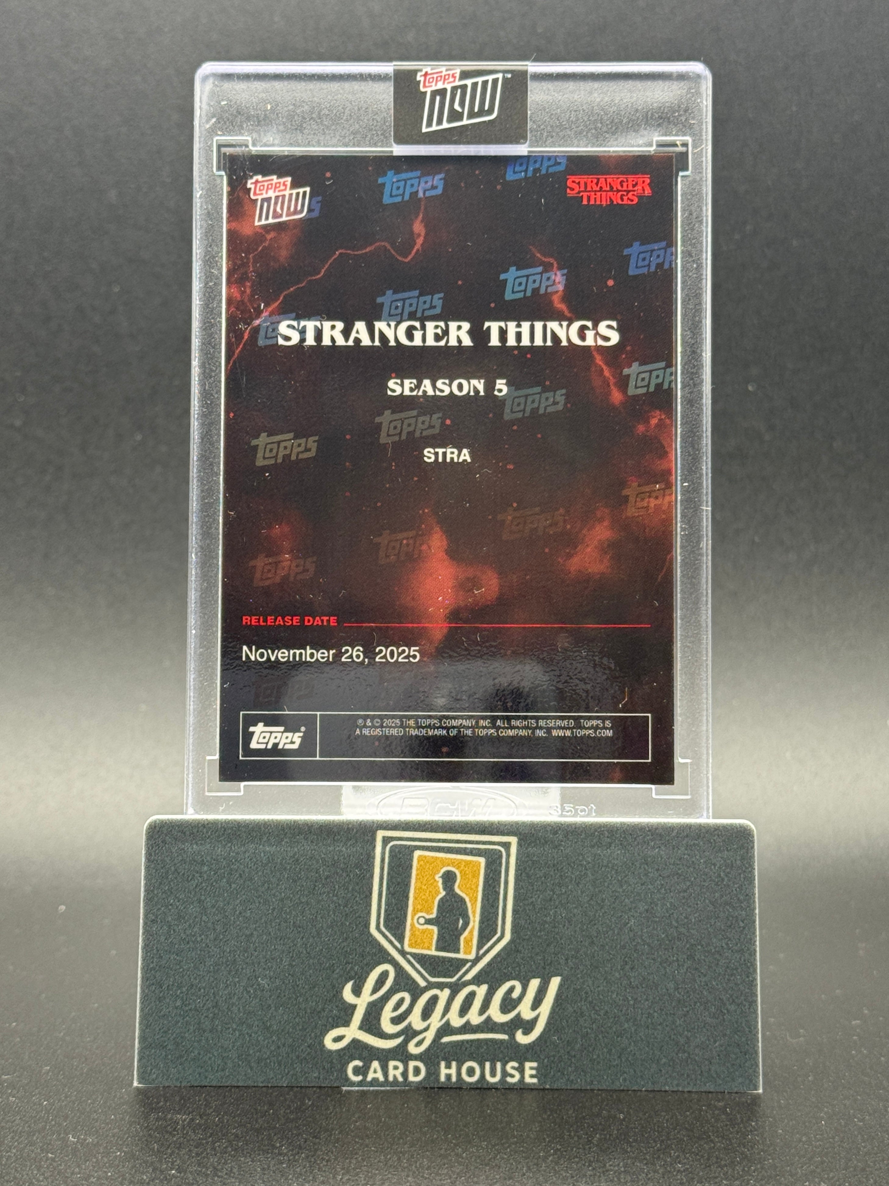 2025 Topps Now Stranger Things #STRA Stranger Things