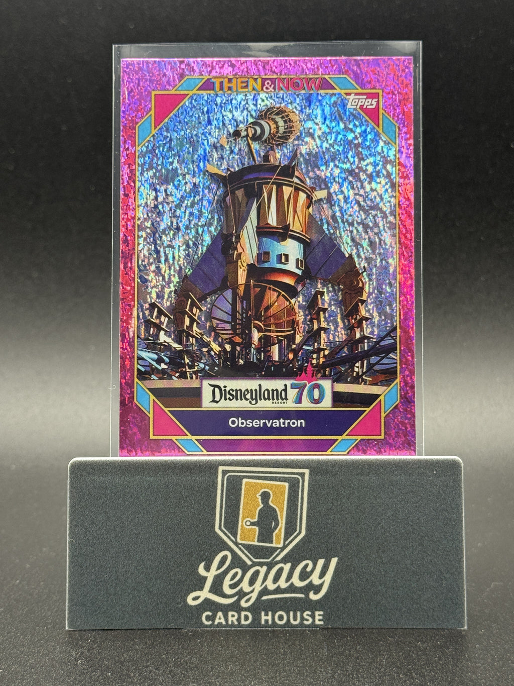 2025 Topps Disneyland 70th Anniversary #59 Observatron Pink Shimmer Foil