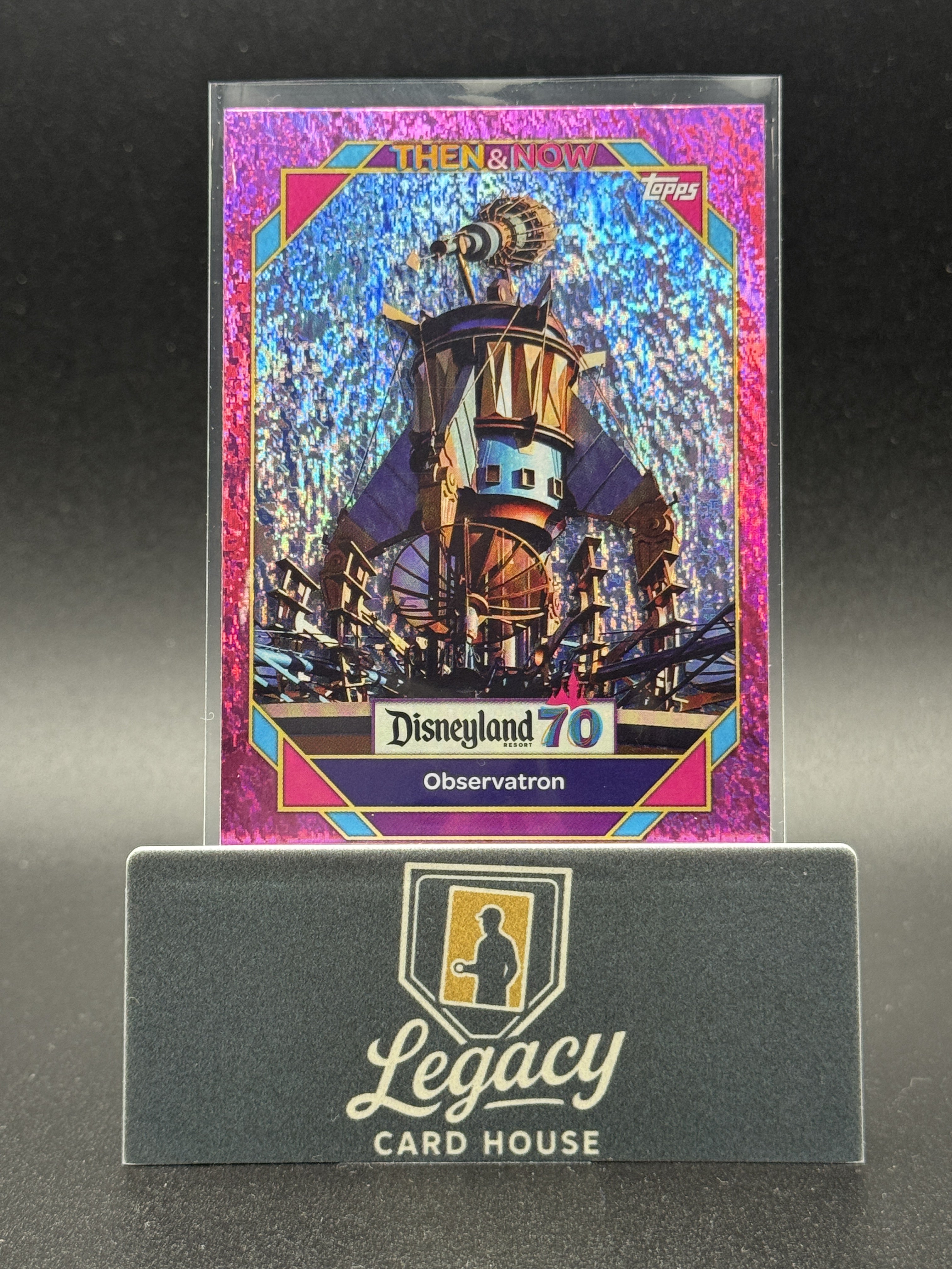 2025 Topps Disneyland 70th Anniversary #59 Observatron Pink Shimmer Foil