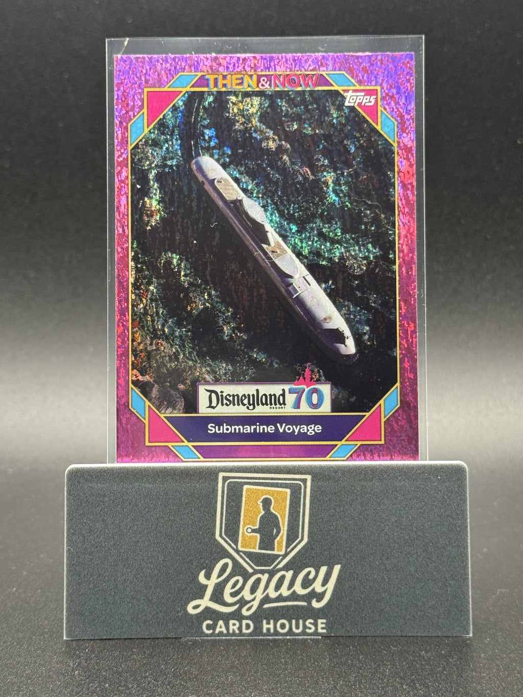 2025 Topps Disneyland 70th Anniversary #63 Submarine Voyage Pink Shimmer Foil