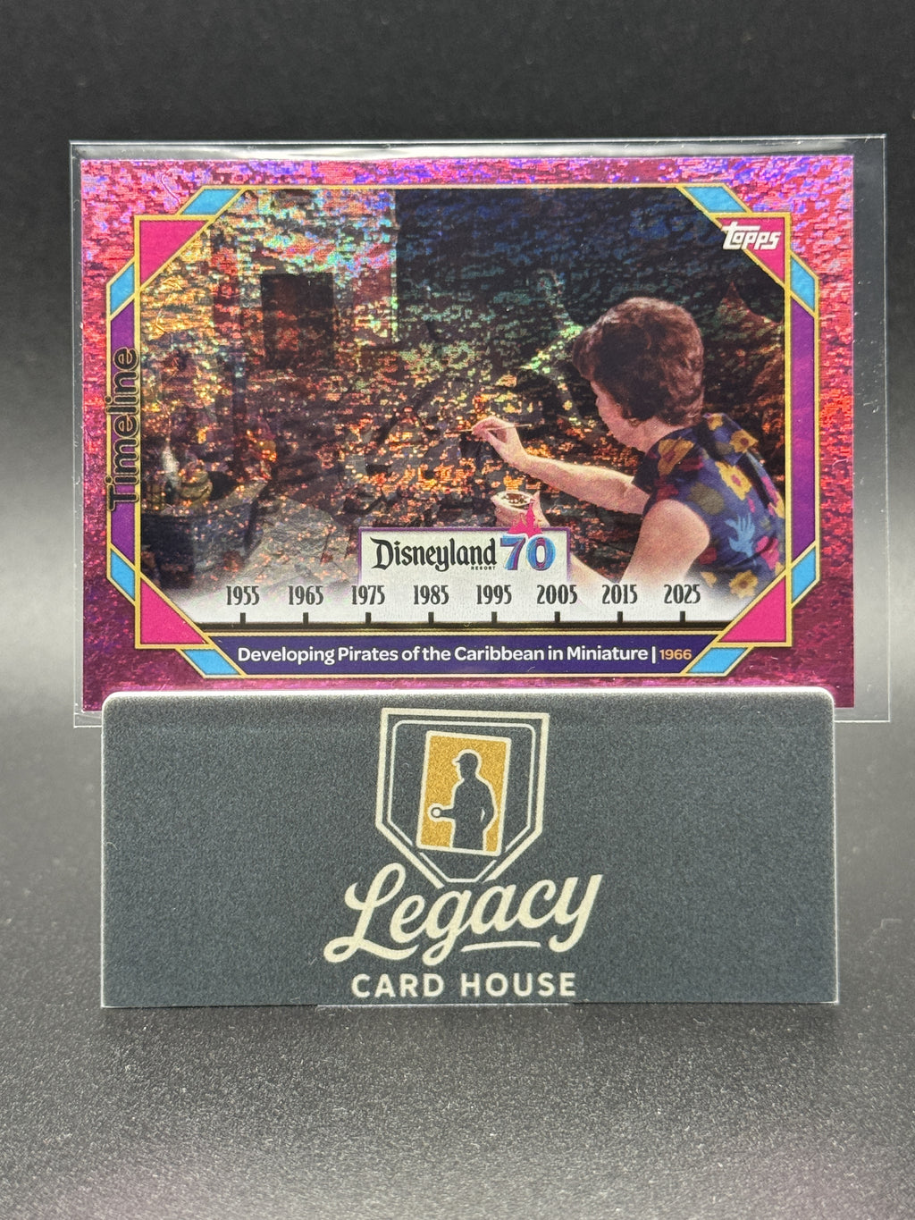 2025 Topps Disneyland 70th #92-Developing Pirates Of The Carribean Pink Shimmer