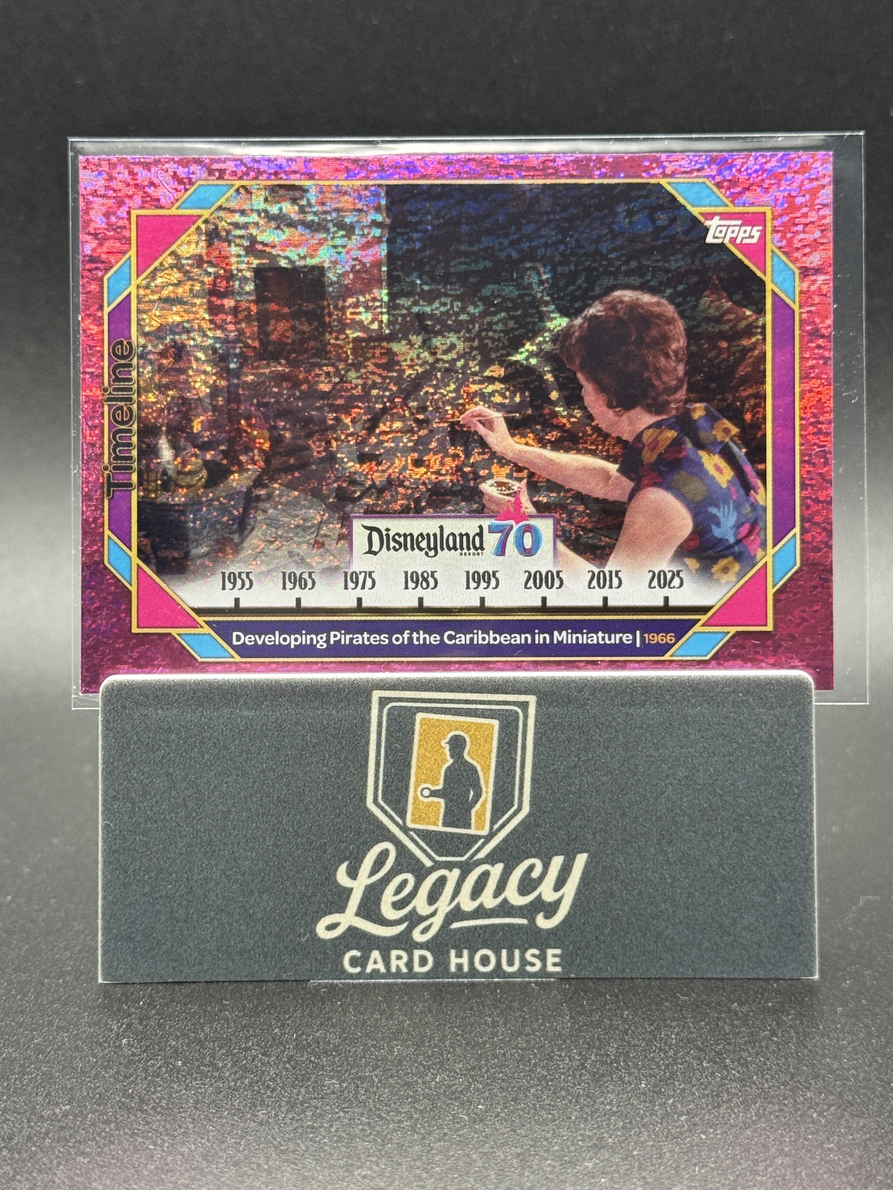 2025 Topps Disneyland 70th #92-Developing Pirates Of The Carribean Pink Shimmer