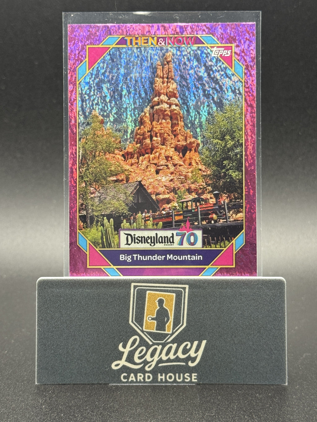 2025 Topps Disneyland 70th Anniversary Big Thunder Mountain Pink Shimmer