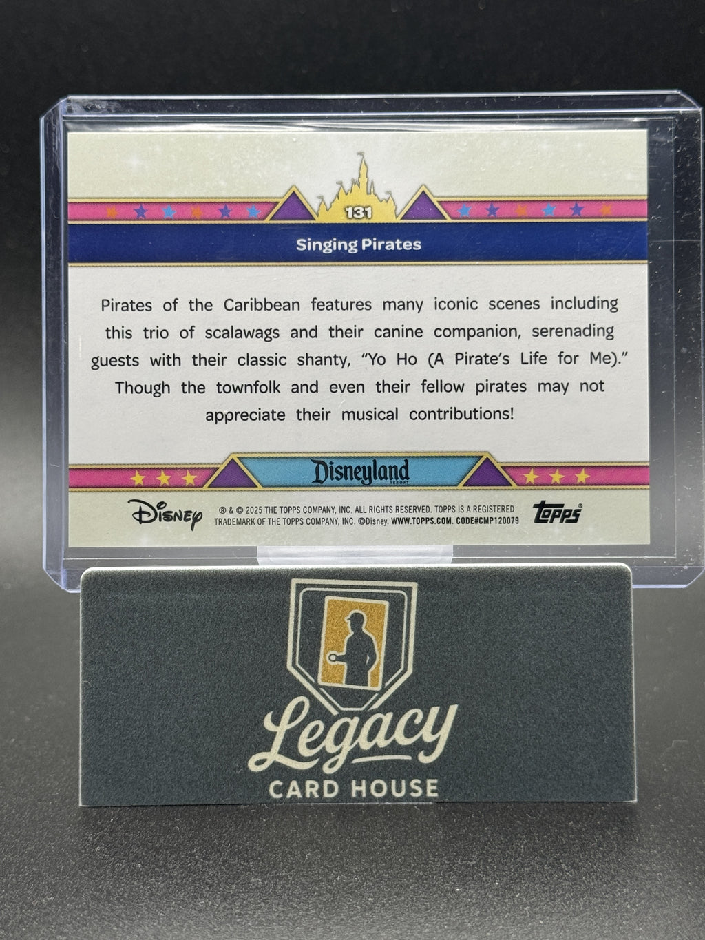 2025 Topps Disneyland 70th Anniversary #131 Singing Pirates Red and White Bulb
