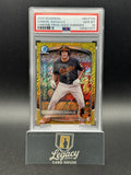 2025 Bowman Samuel Basallo Chrome Prospects Gold Shimmer Refractor PSA 10 #/50