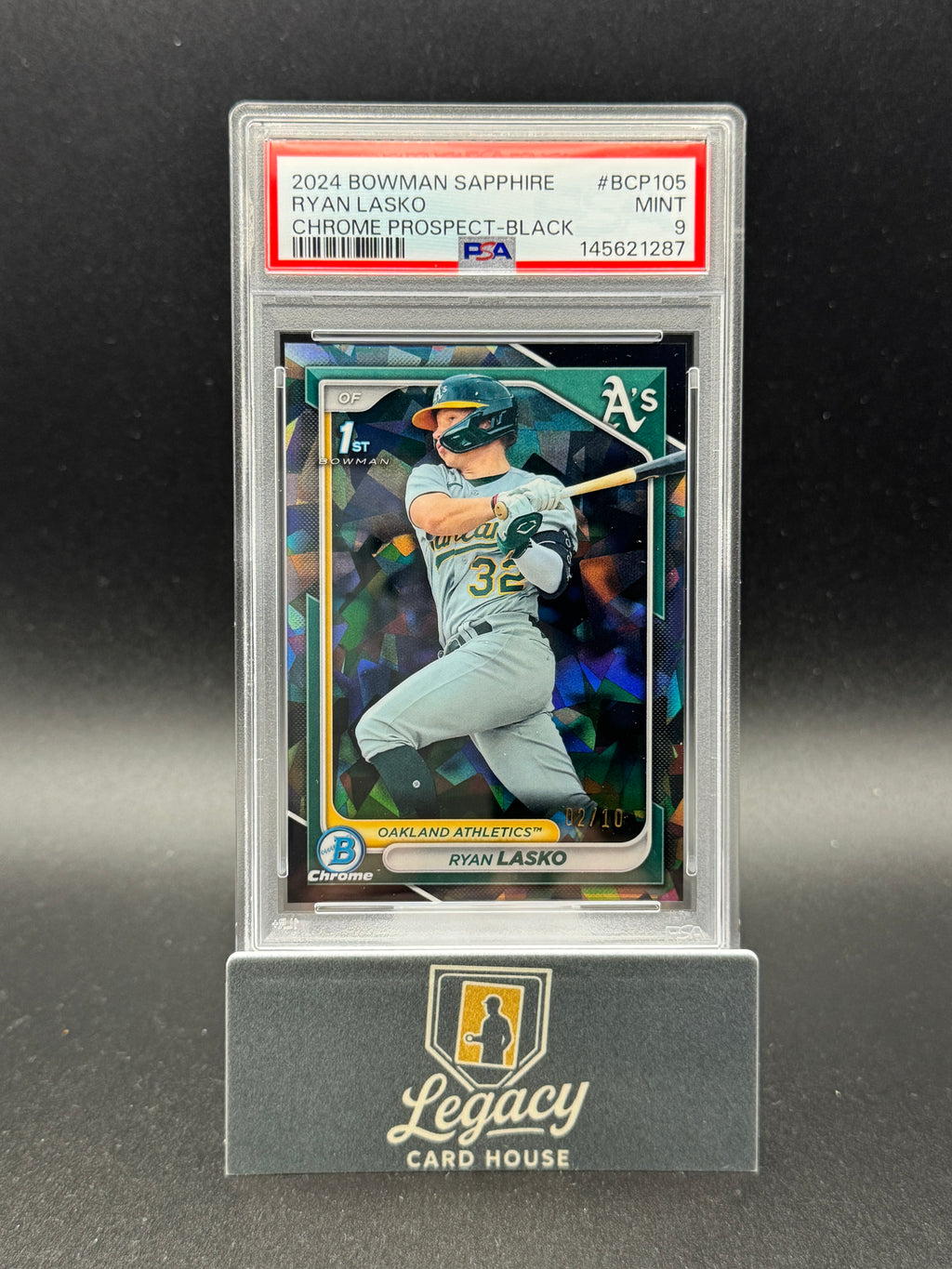 2024 Bowman Sapphire Edition #BCP-105 Ryan Lasko Black PSA 9 #/10