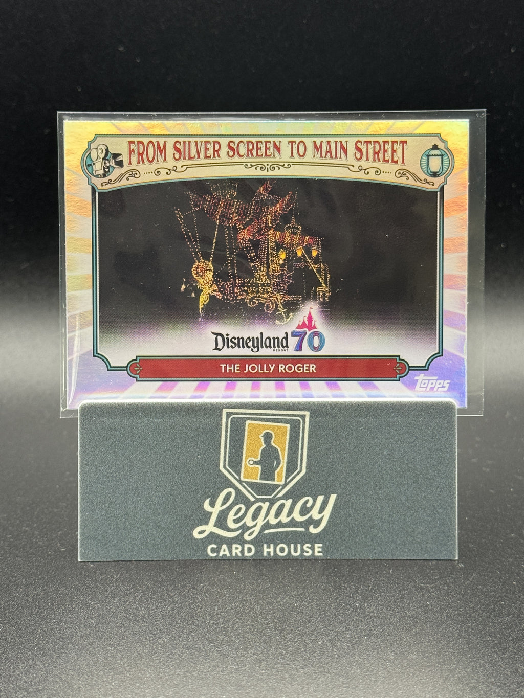 2025 Topps Disneyland 70th #MS-4 Jolly Roger From Silver Screen to Main Street