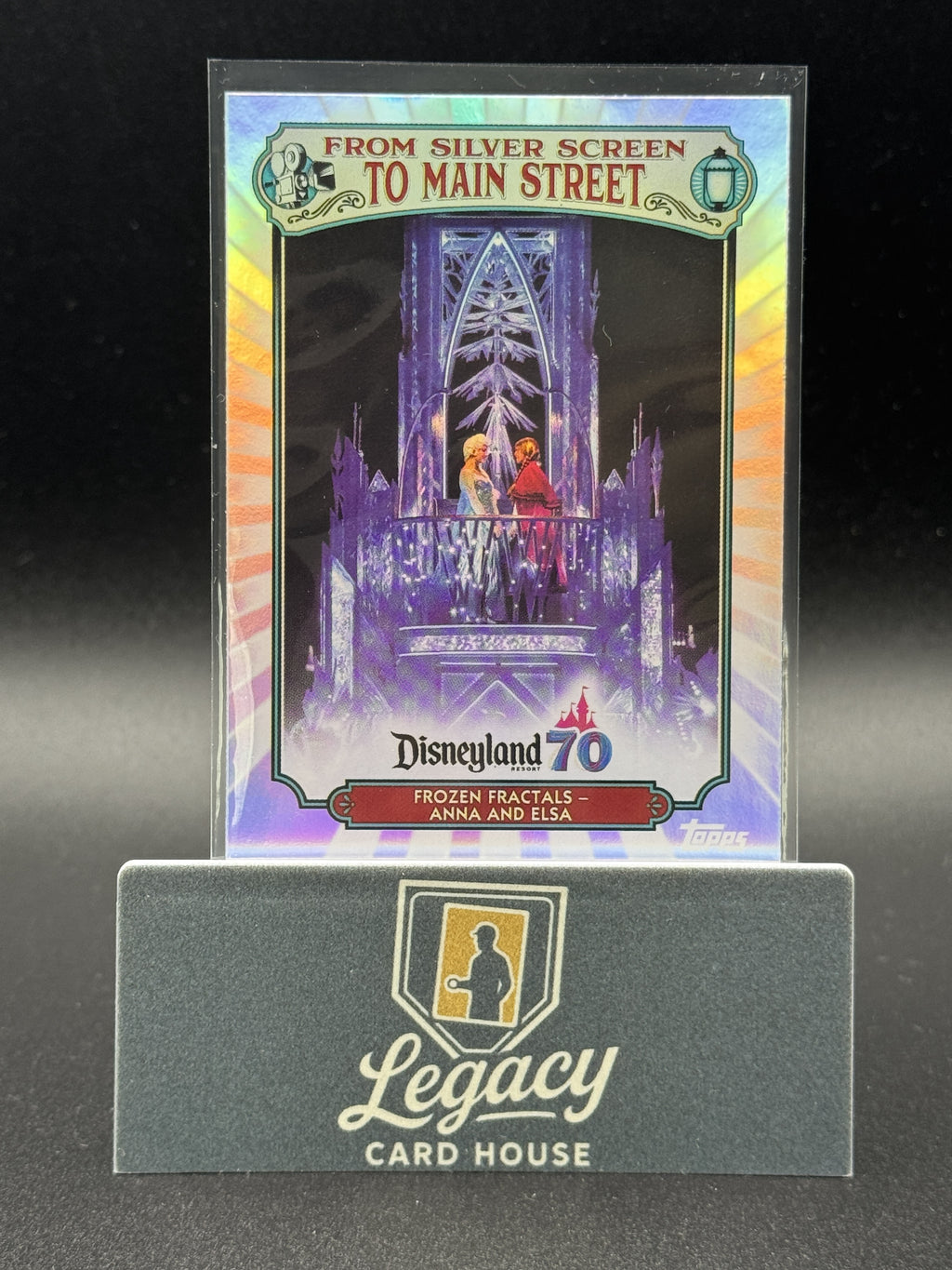 2025 Topps Disneyland 70th Anniversary #MS-22 Anna and Elsa Silver Screen