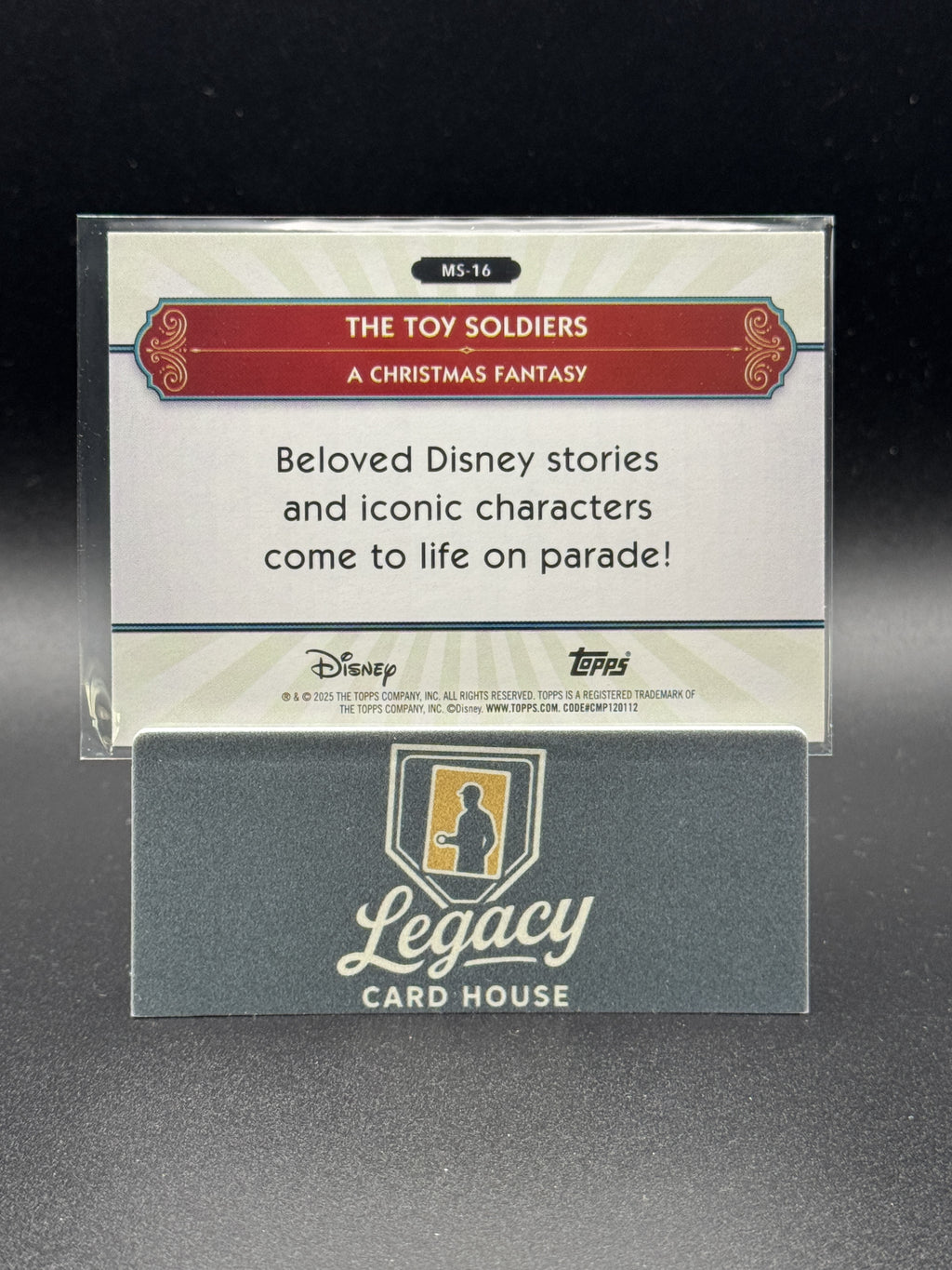 2025 Topps Disneyland 70th Anniv. Toy Soldiers From Silver Screen To Main St.