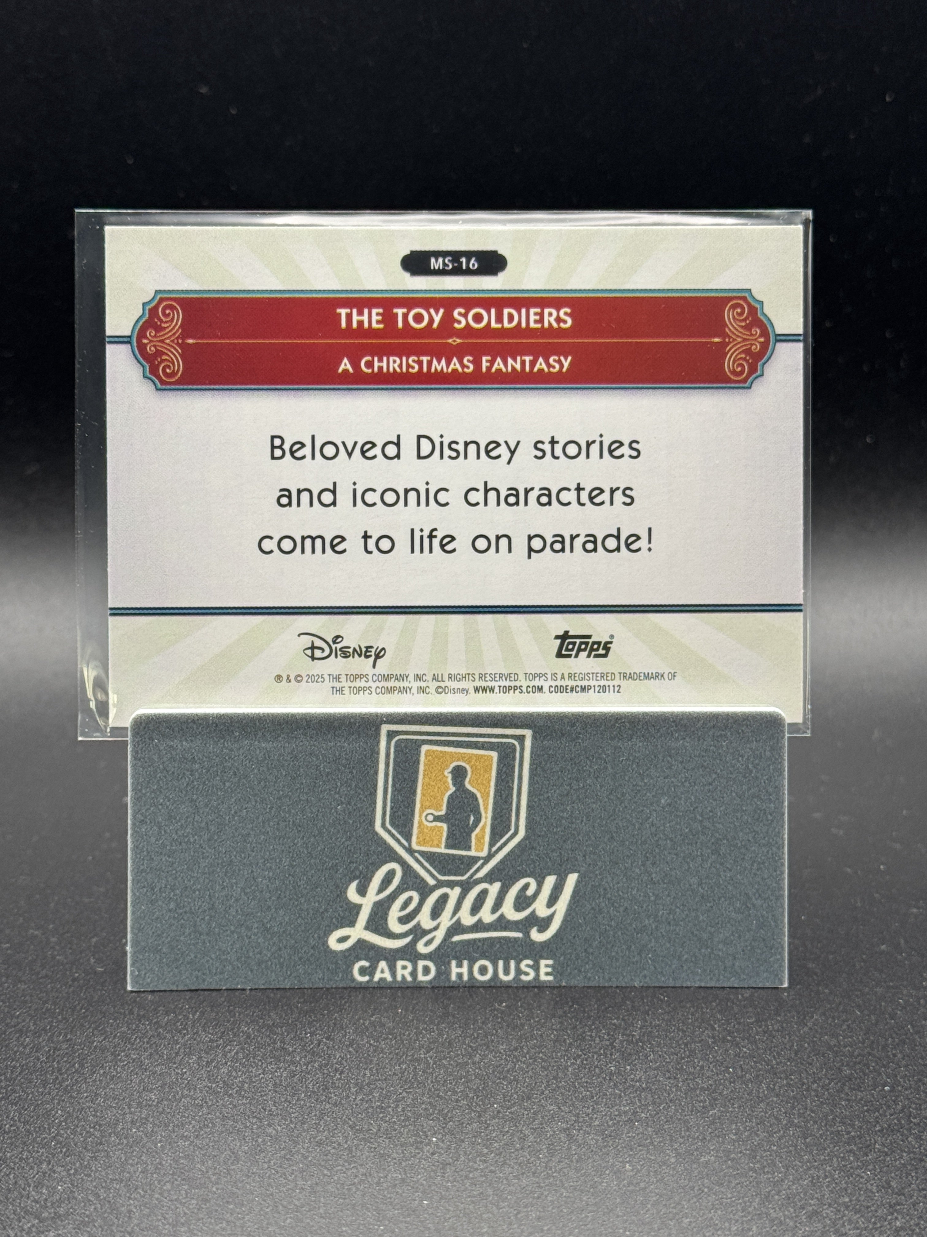2025 Topps Disneyland 70th Anniv. Toy Soldiers From Silver Screen To Main St.