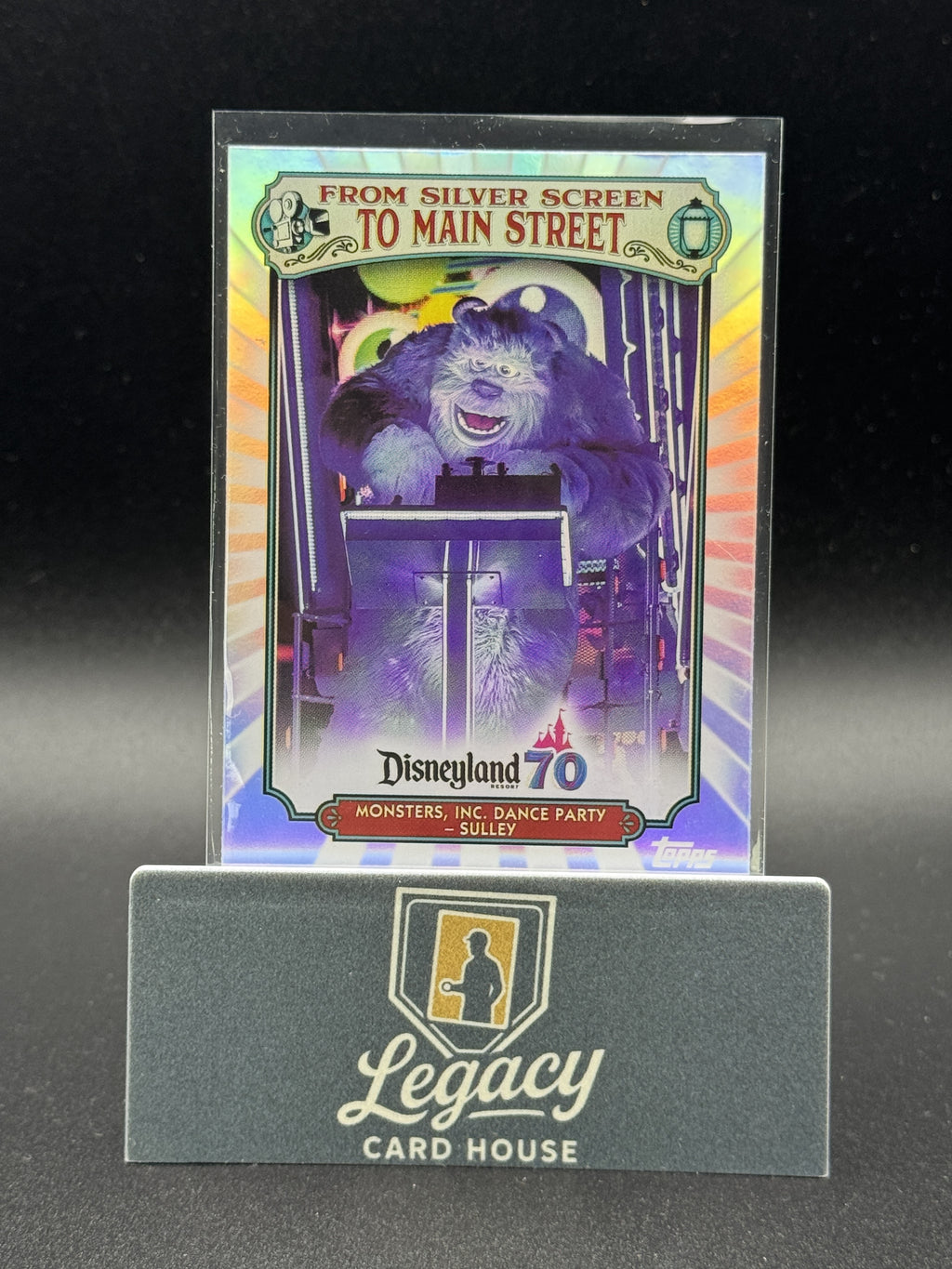 2025 Topps Disneyland 70th Anniv. Sulley From Silver Screen To Main St.